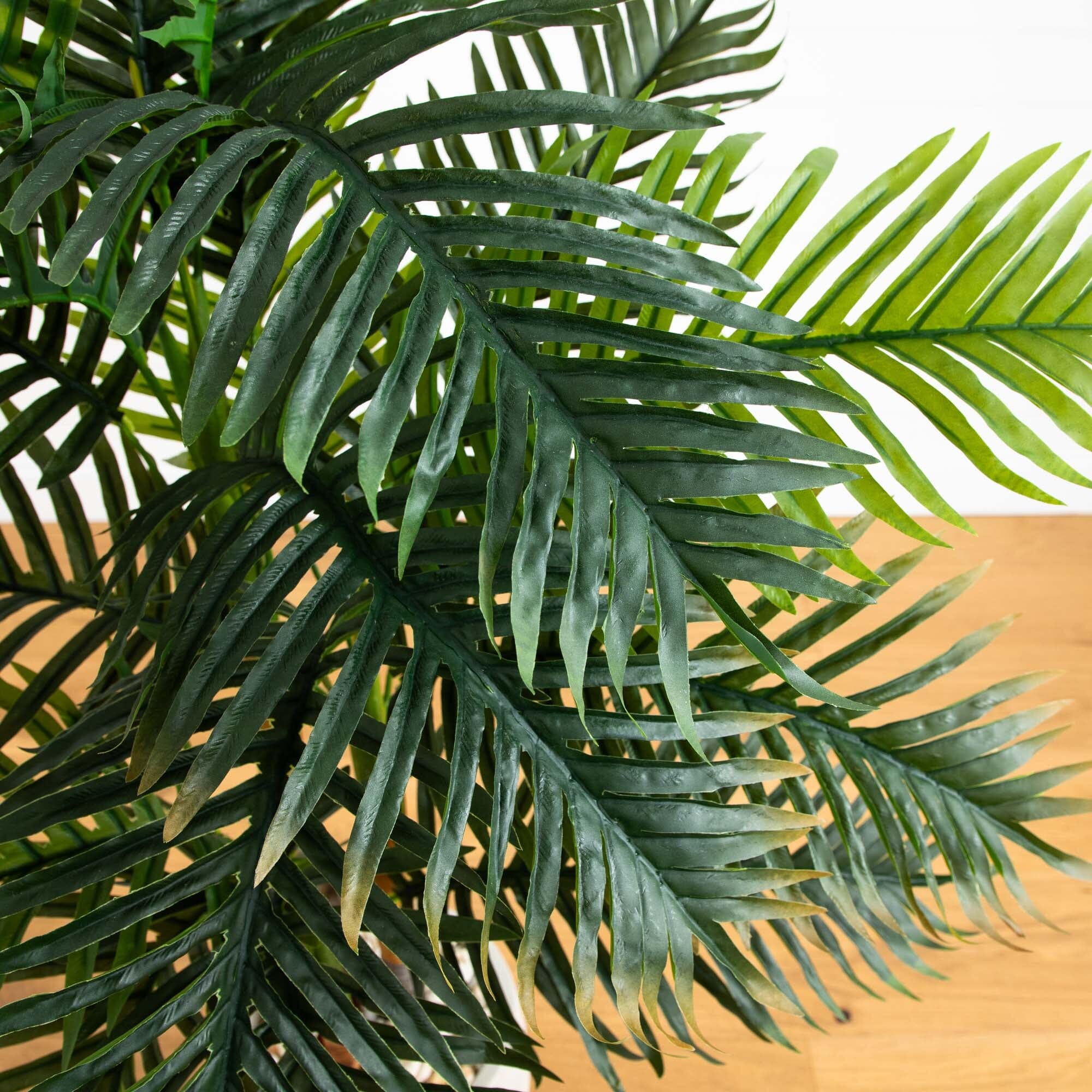 5’ Areca Palm Artificial Tree in Sand Colored Planter (Real Touch) - Image 2