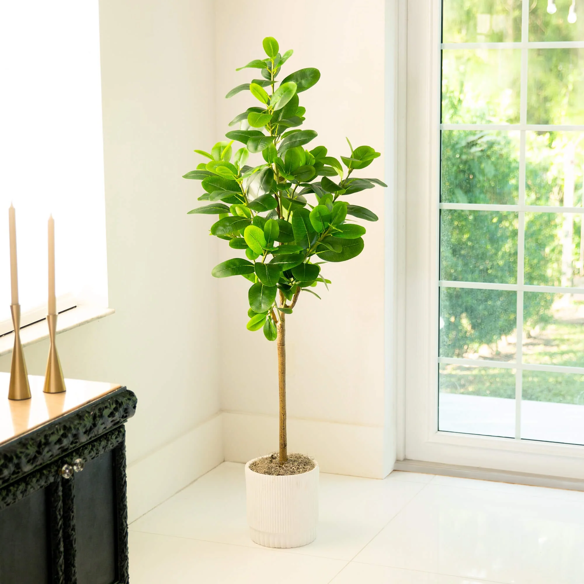5’ Artificial Audrey Ficus Tree - Image 3