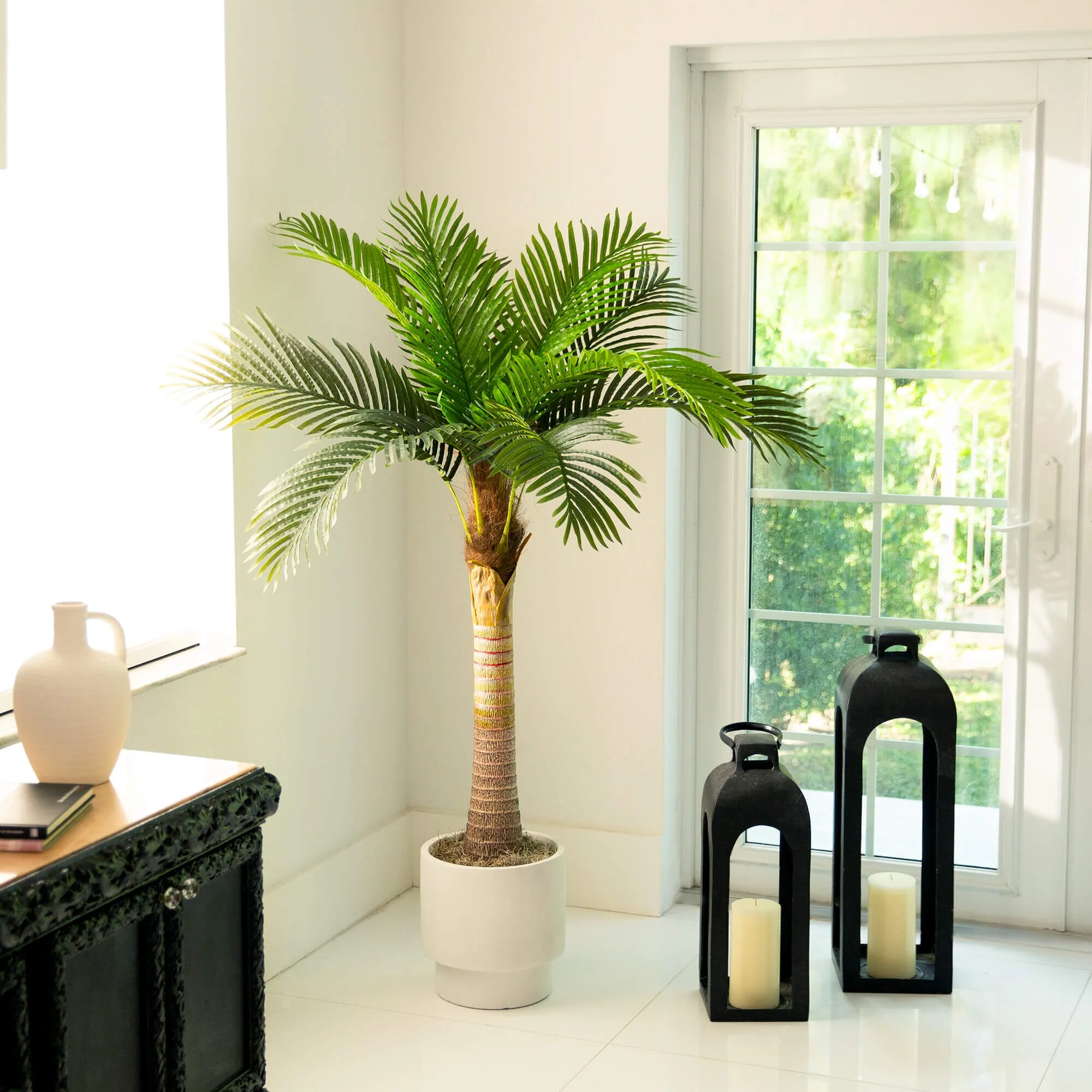 5’ Artificial Coconut Palm Tree - Image 3