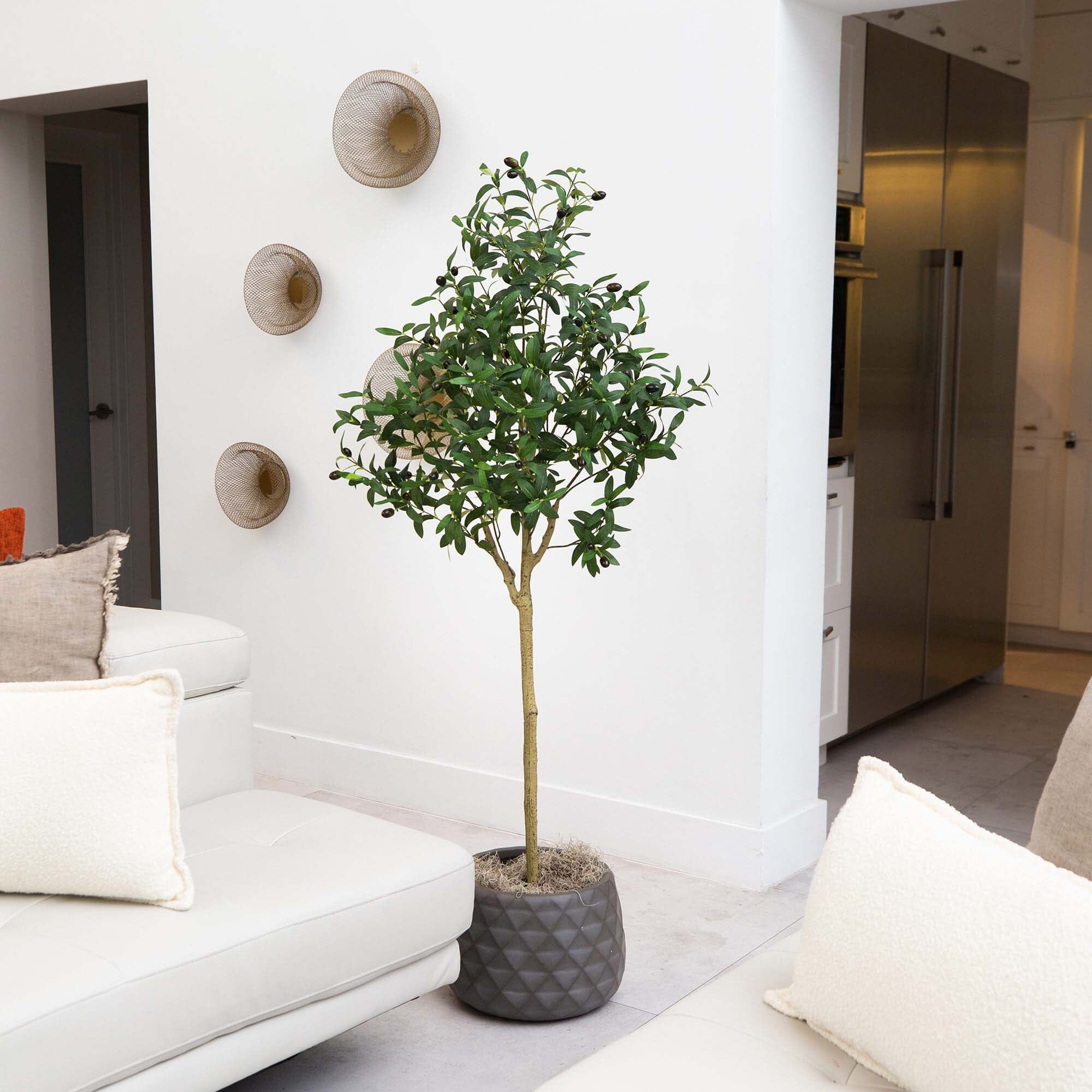 5’ Artificial Olive Tree - Image 3