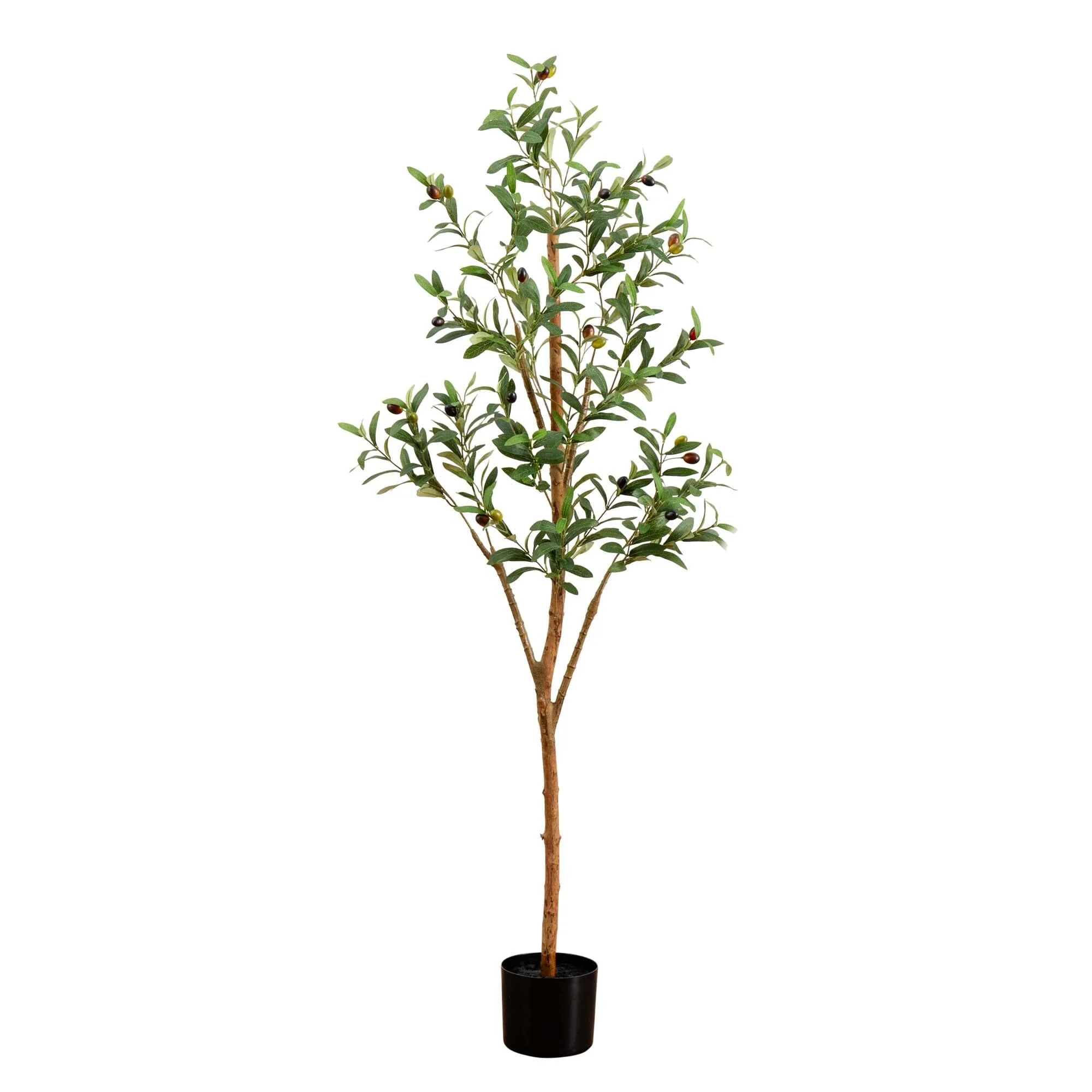 5’ Artificial Olive Tree with Natural Trunk - Image 6