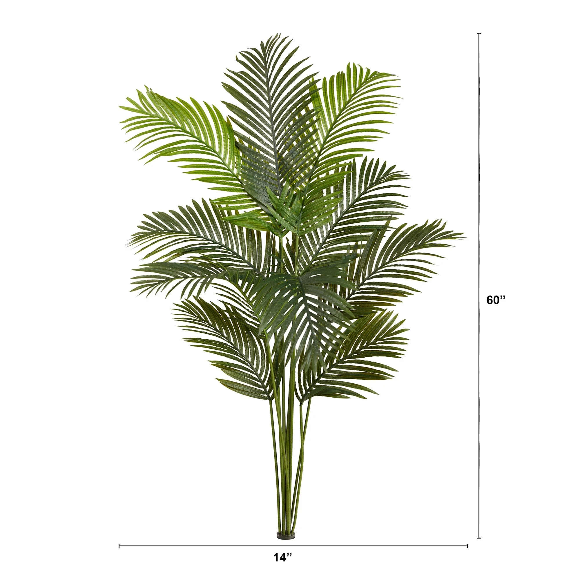 5’ Artificial Paradise Palm Tree (No pot) - Image 3