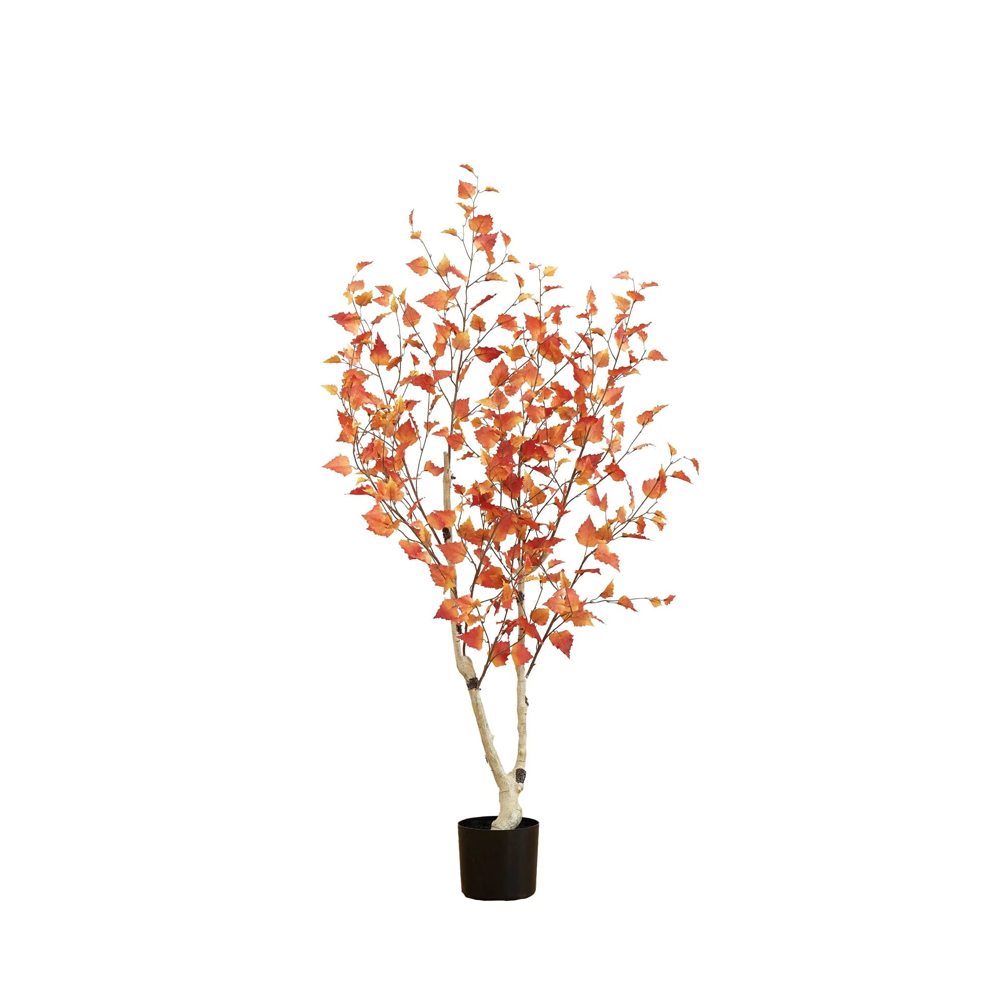 5’ Autumn Birch Artificial Fall Tree - Image 6