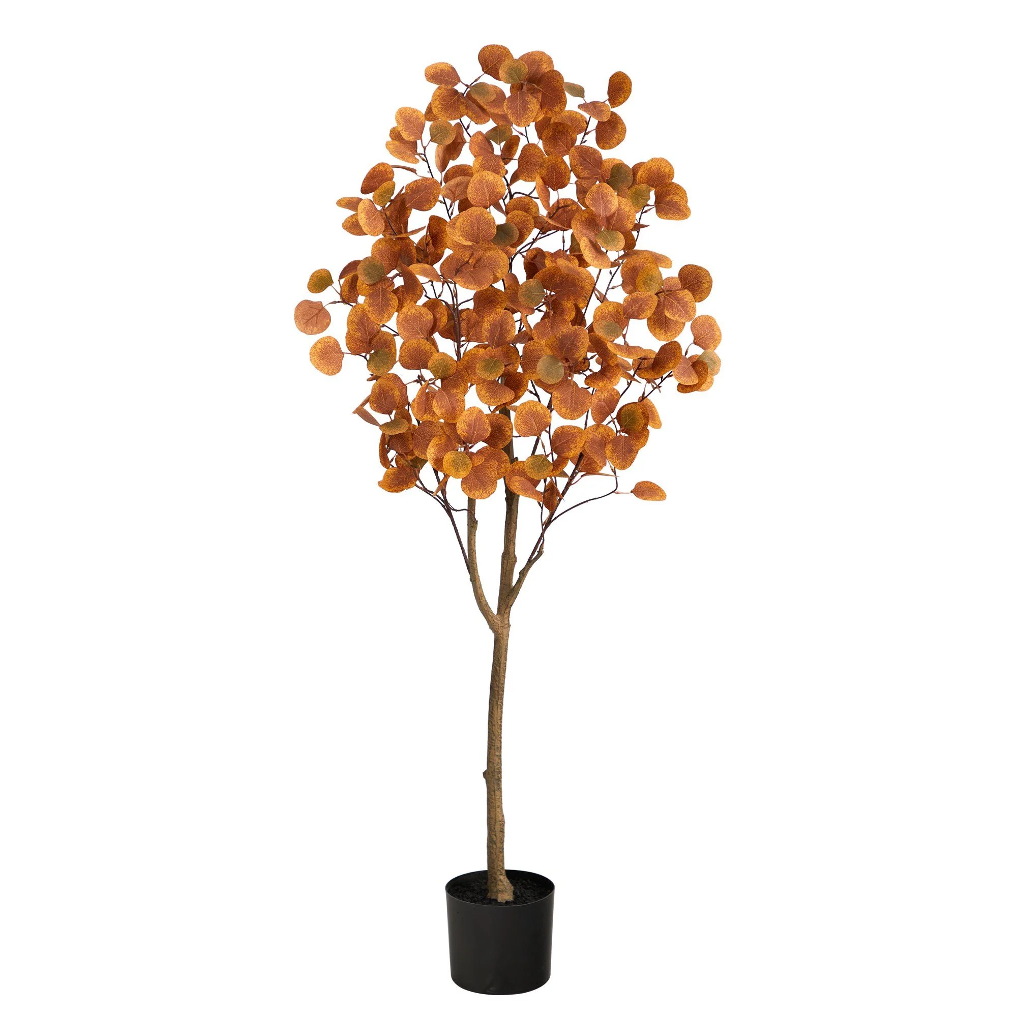 5’ Autumn Eucalyptus Artificial Tree - Image 2