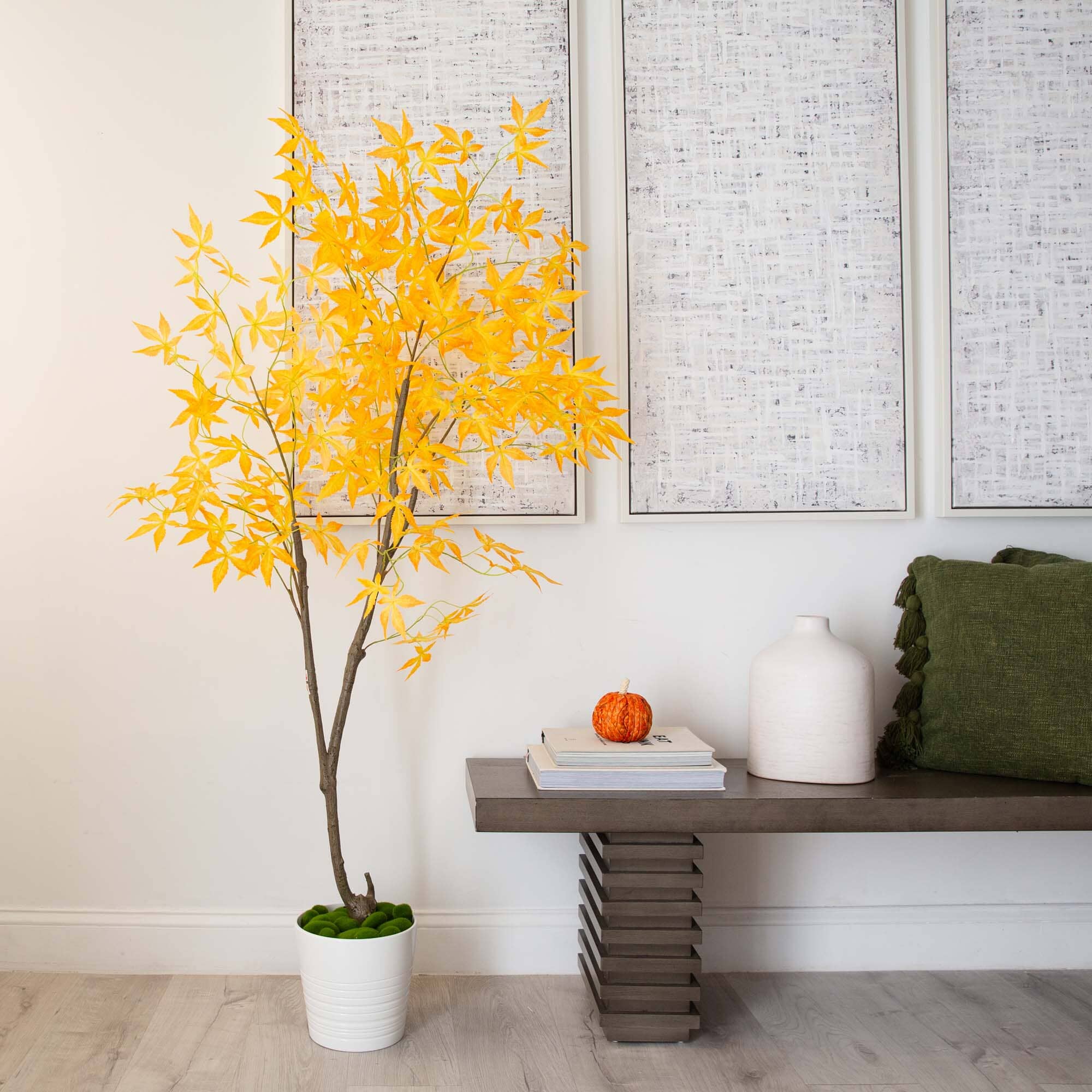 5’ Autumn Maple Artificial Fall Tree - Image 3