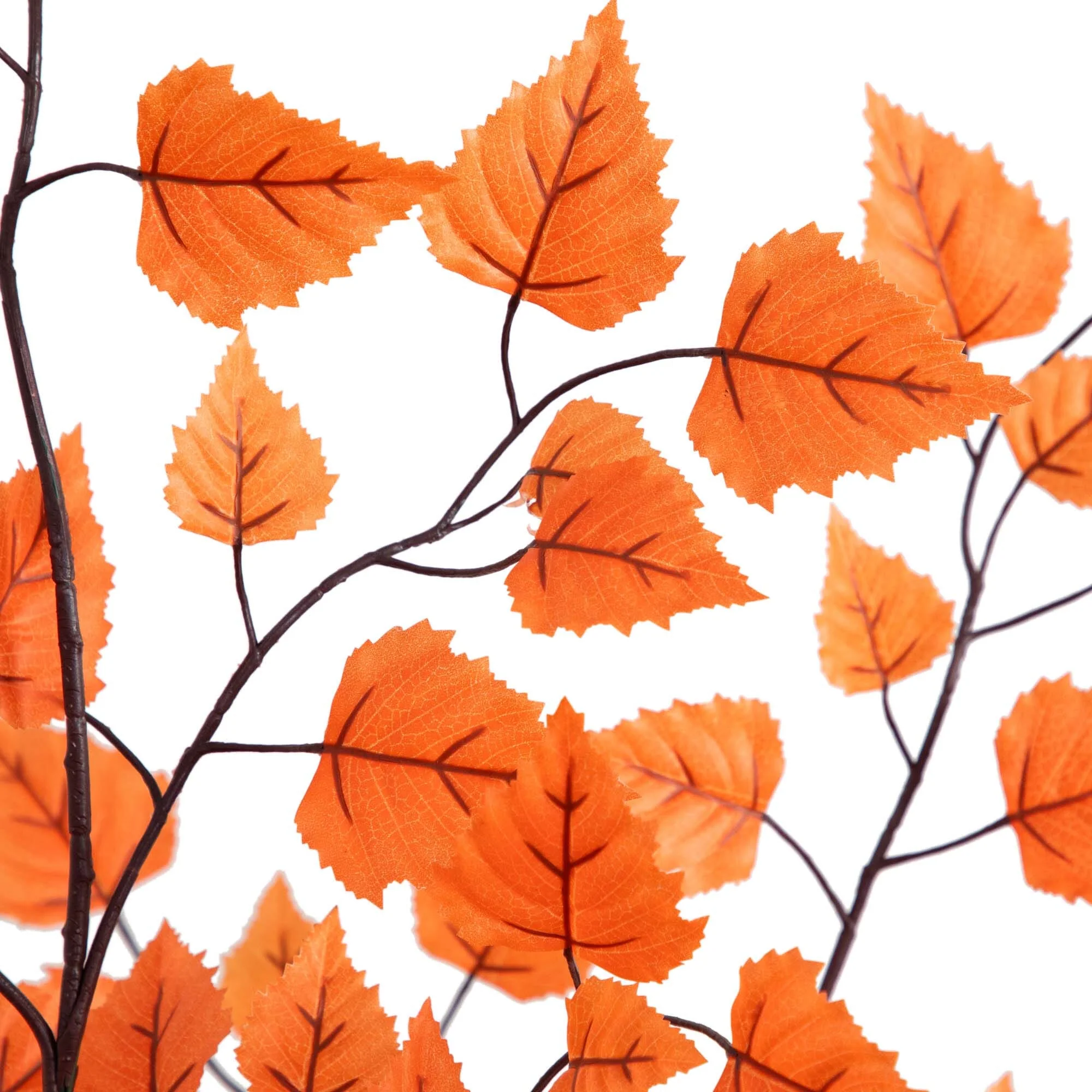 5’ Autumn Paper Birch Artificial Fall Tree - Image 2