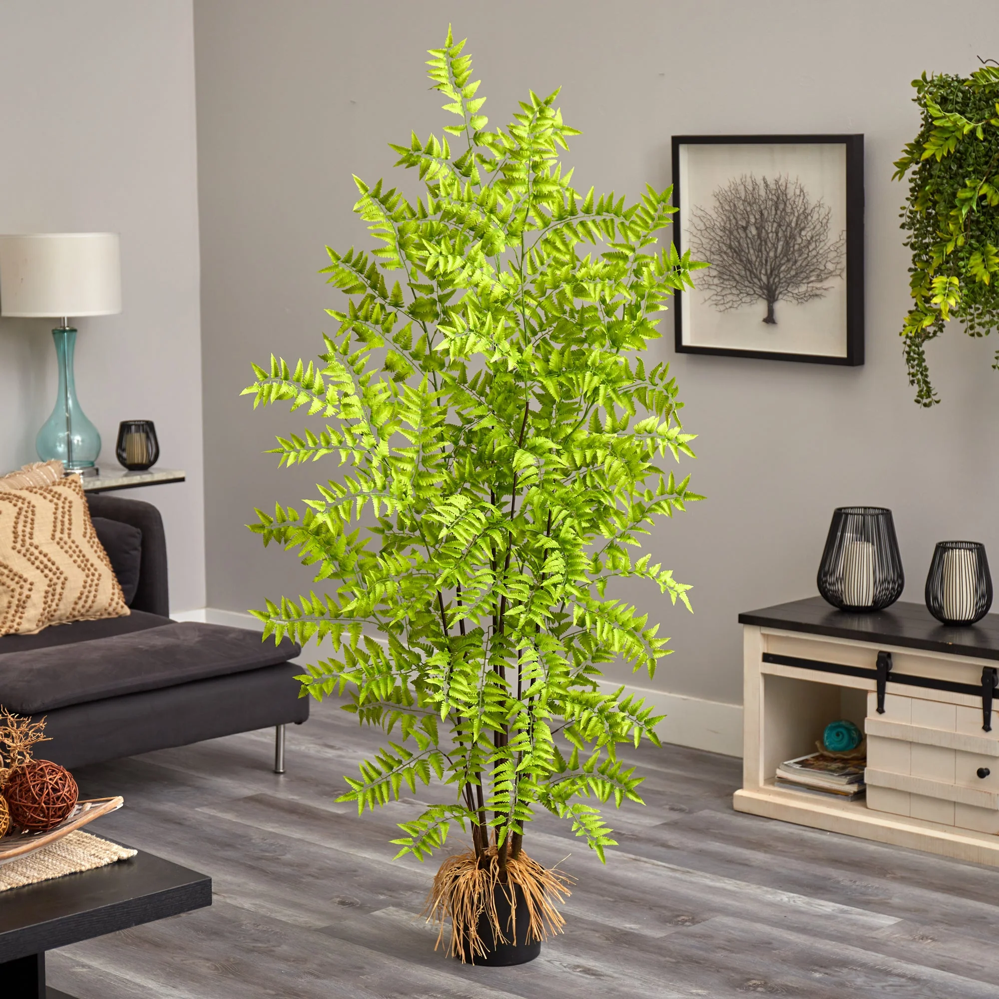 5’ Bracken Fern Artificial Tree - Image 3