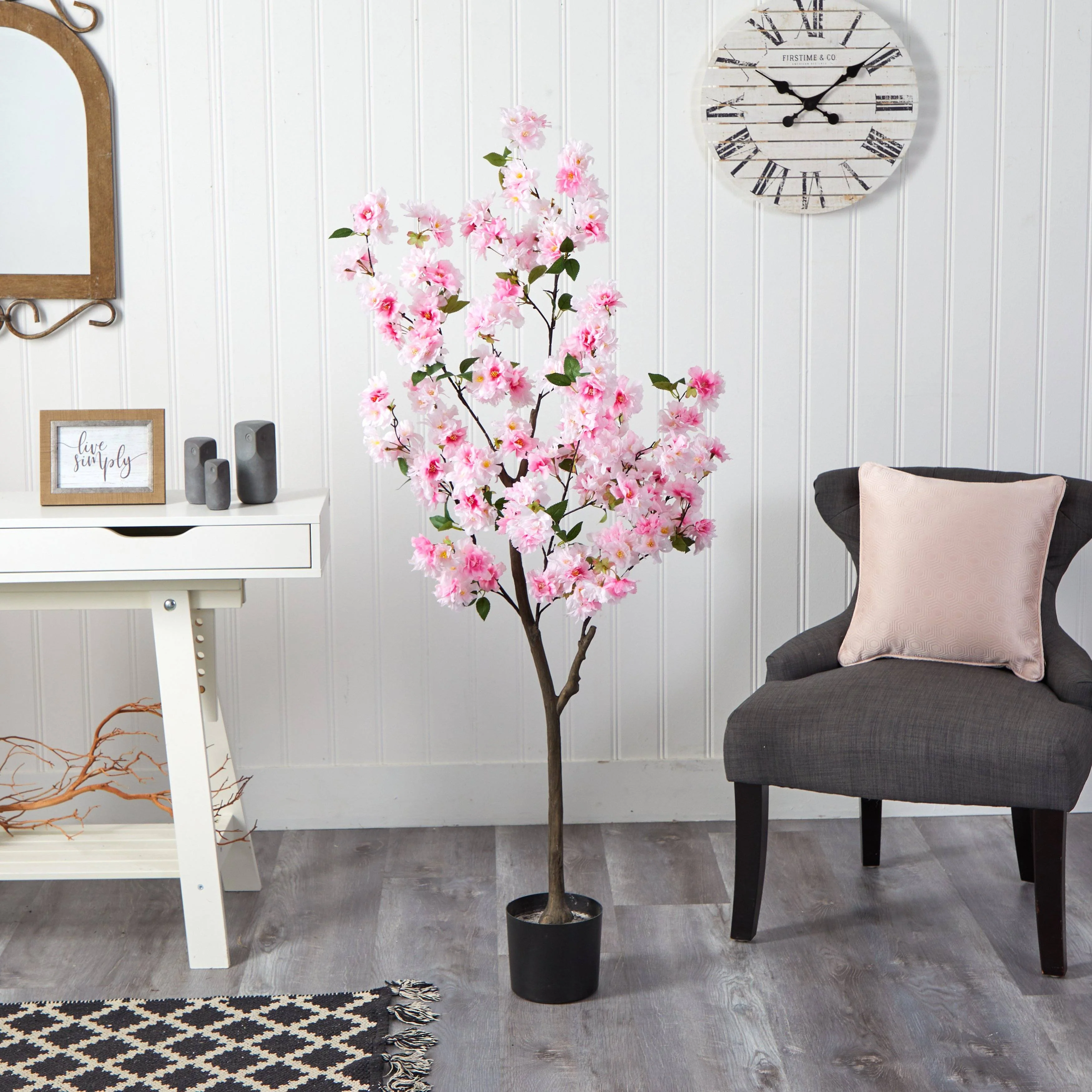 5’ Cherry Blossom Artificial Tree - Image 5
