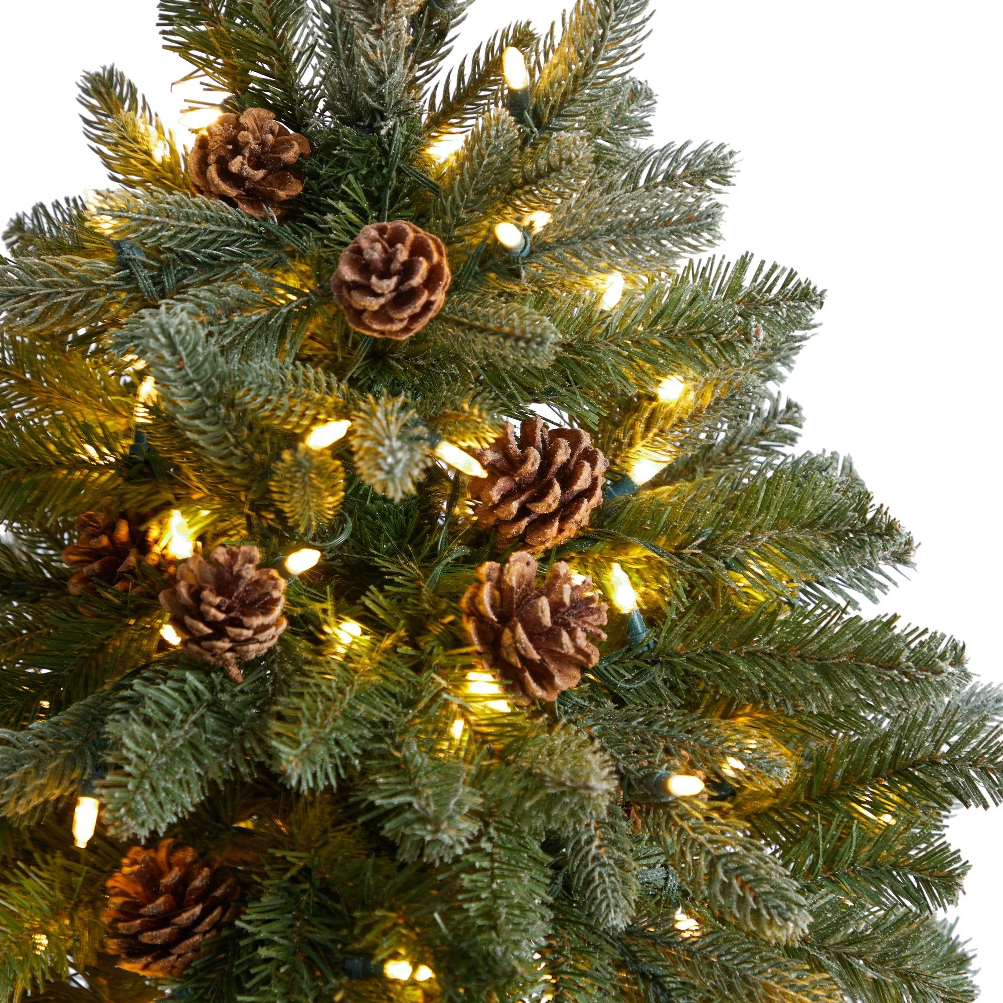 5' Colorado Fir Flocked Dusted Artificial Christmas Tree - Image 4