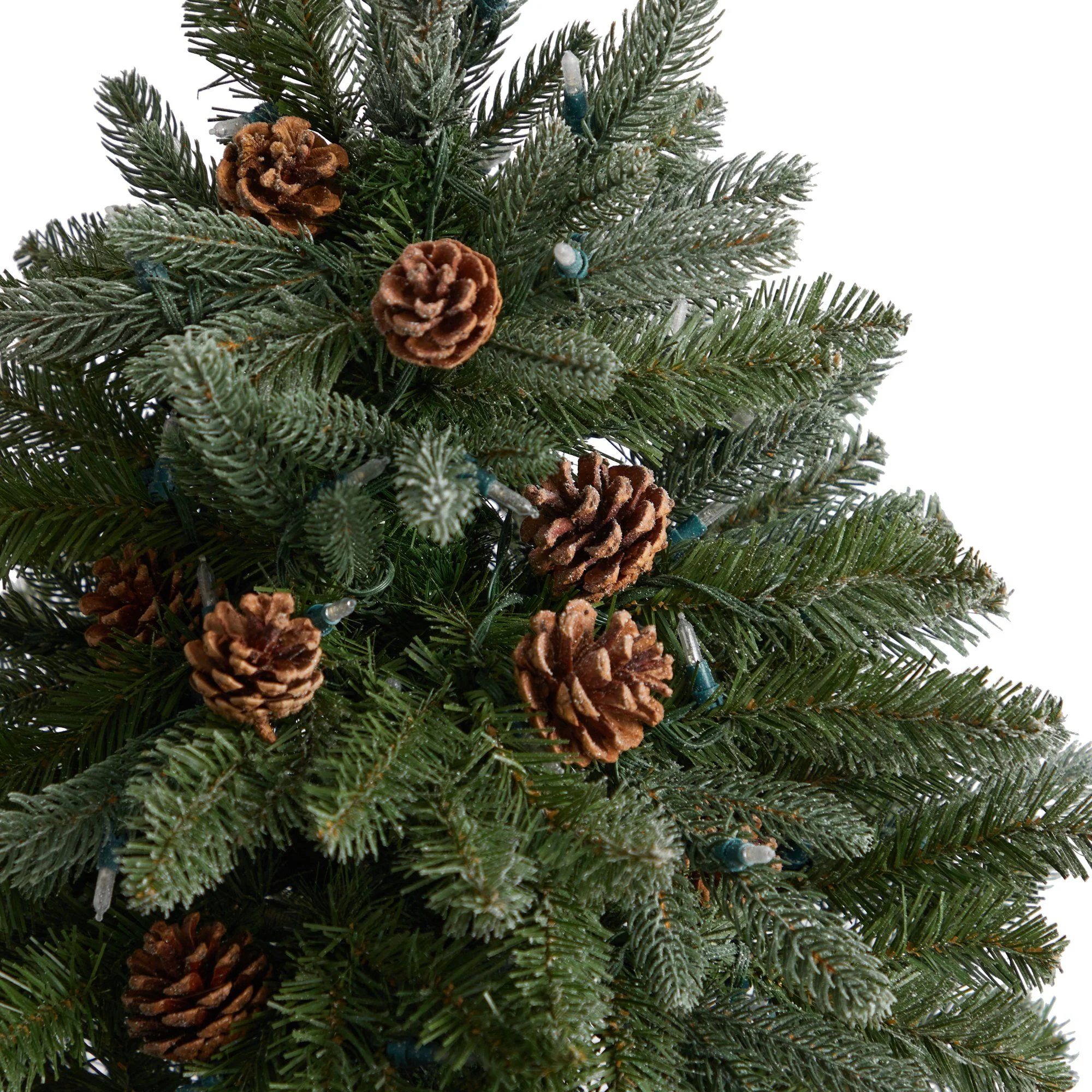5' Colorado Fir Flocked Dusted Artificial Christmas Tree - Image 5