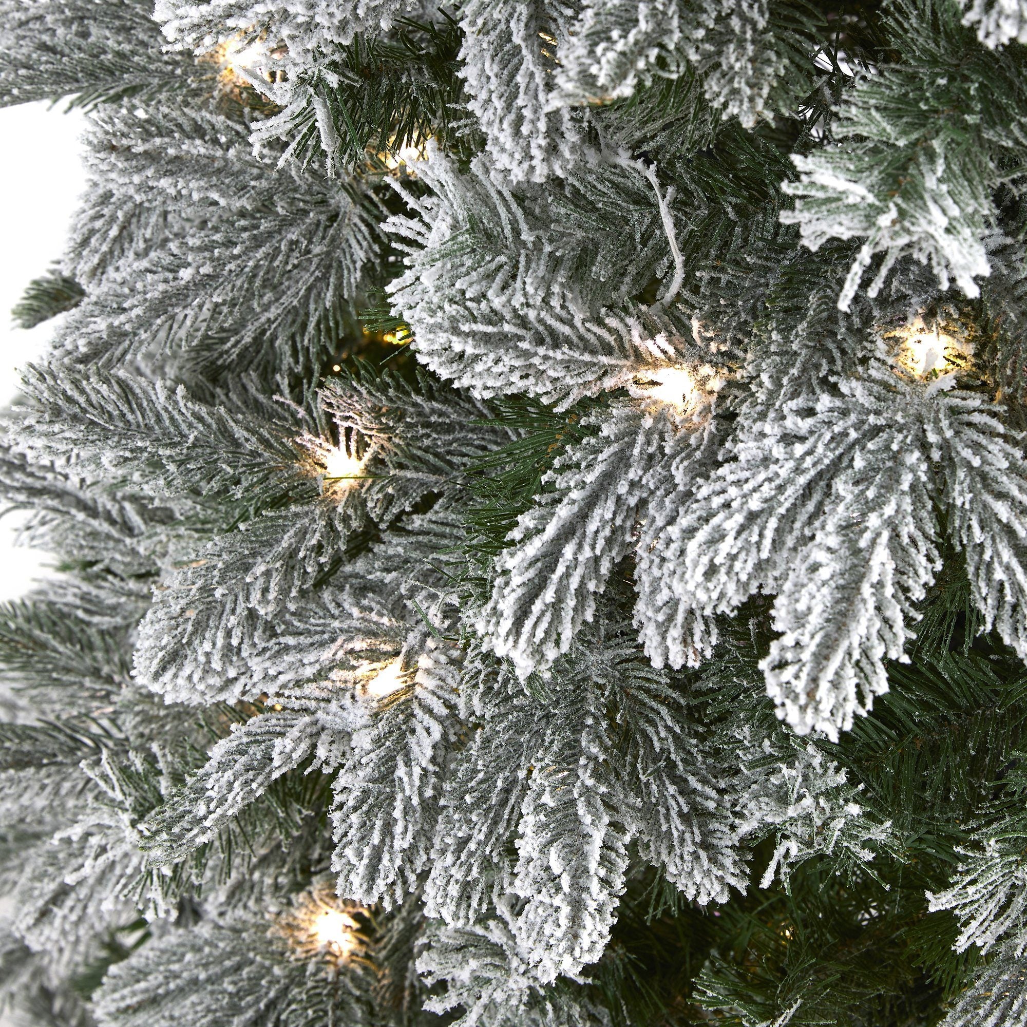 5' Flocked Colorado Mountain Fir Artificial Christmas Tree - Image 3