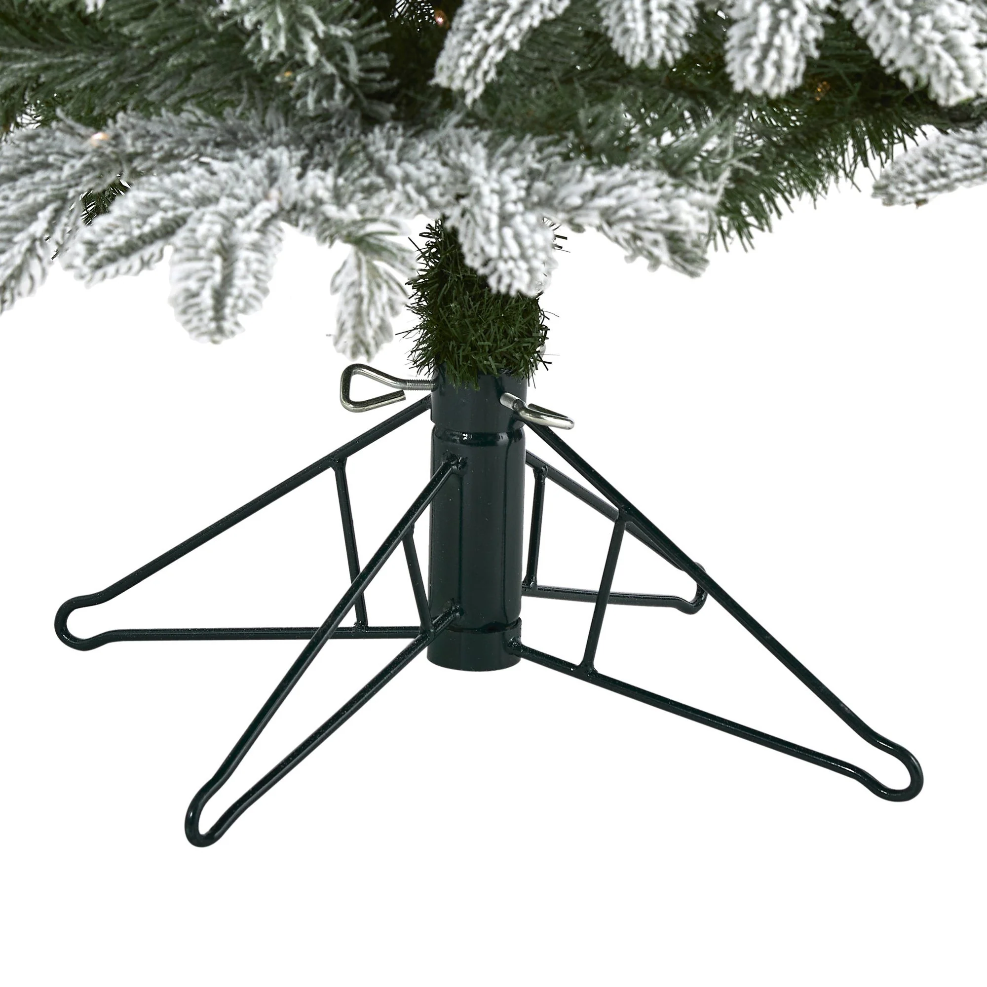 5' Flocked Colorado Mountain Fir Artificial Christmas Tree - Image 5