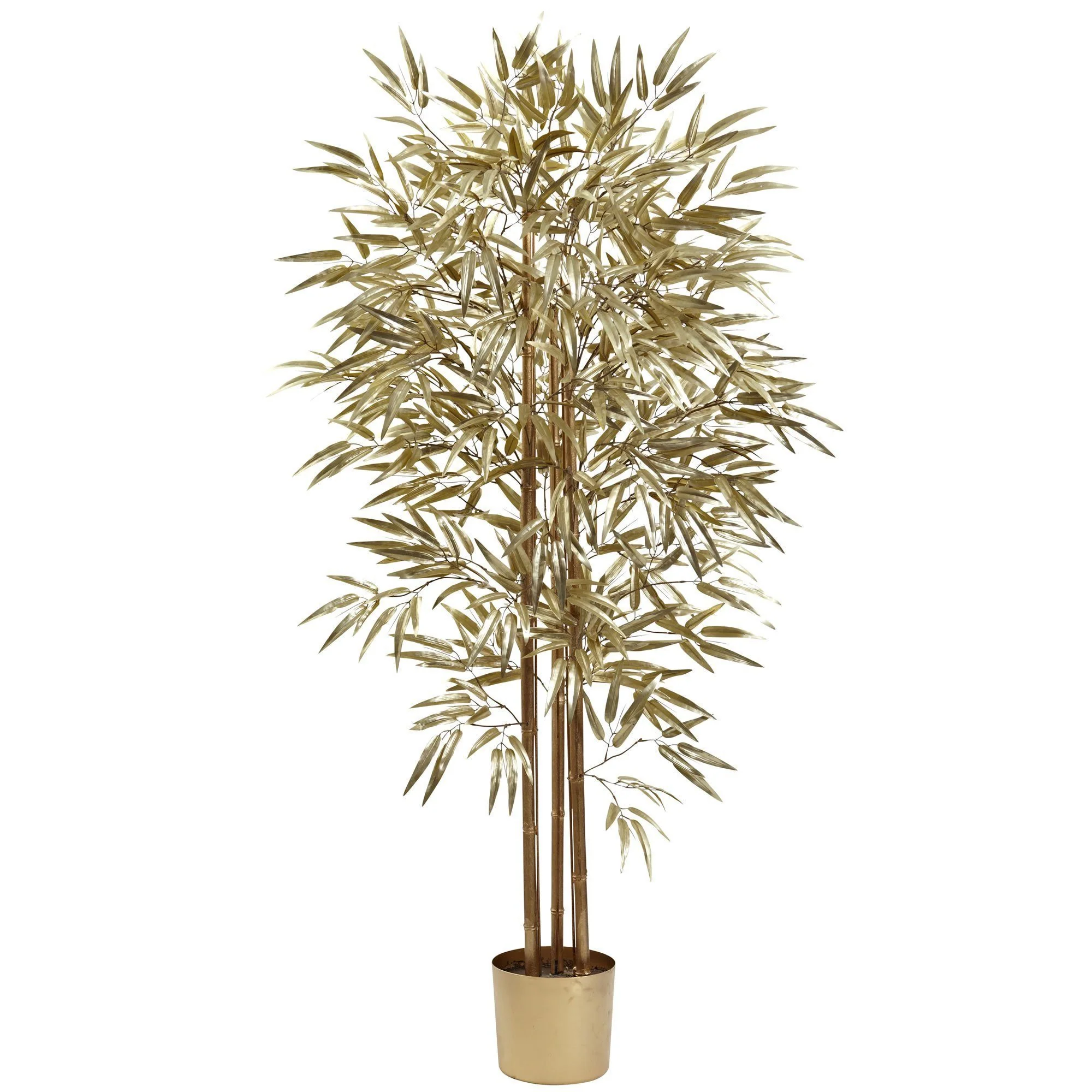 5' Golden Bamboo Tree w/880 Lvs - Image 4