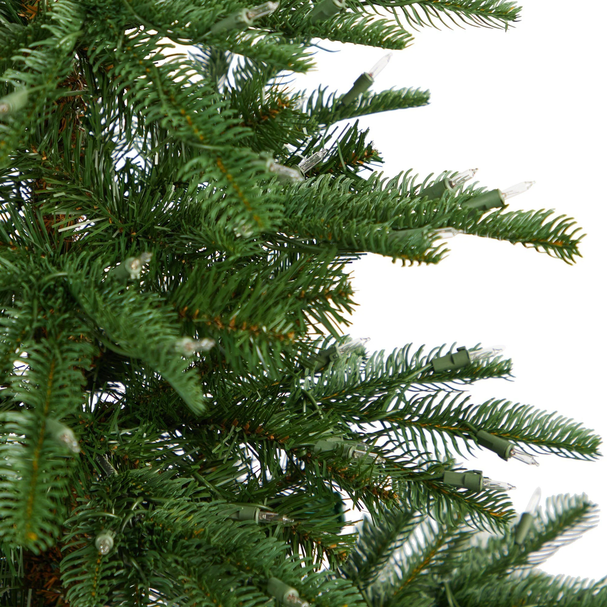 5’ Layered Washington Spruce Christmas Tree with 200 Clear Lights and 385 Bendable Branches - Image 5