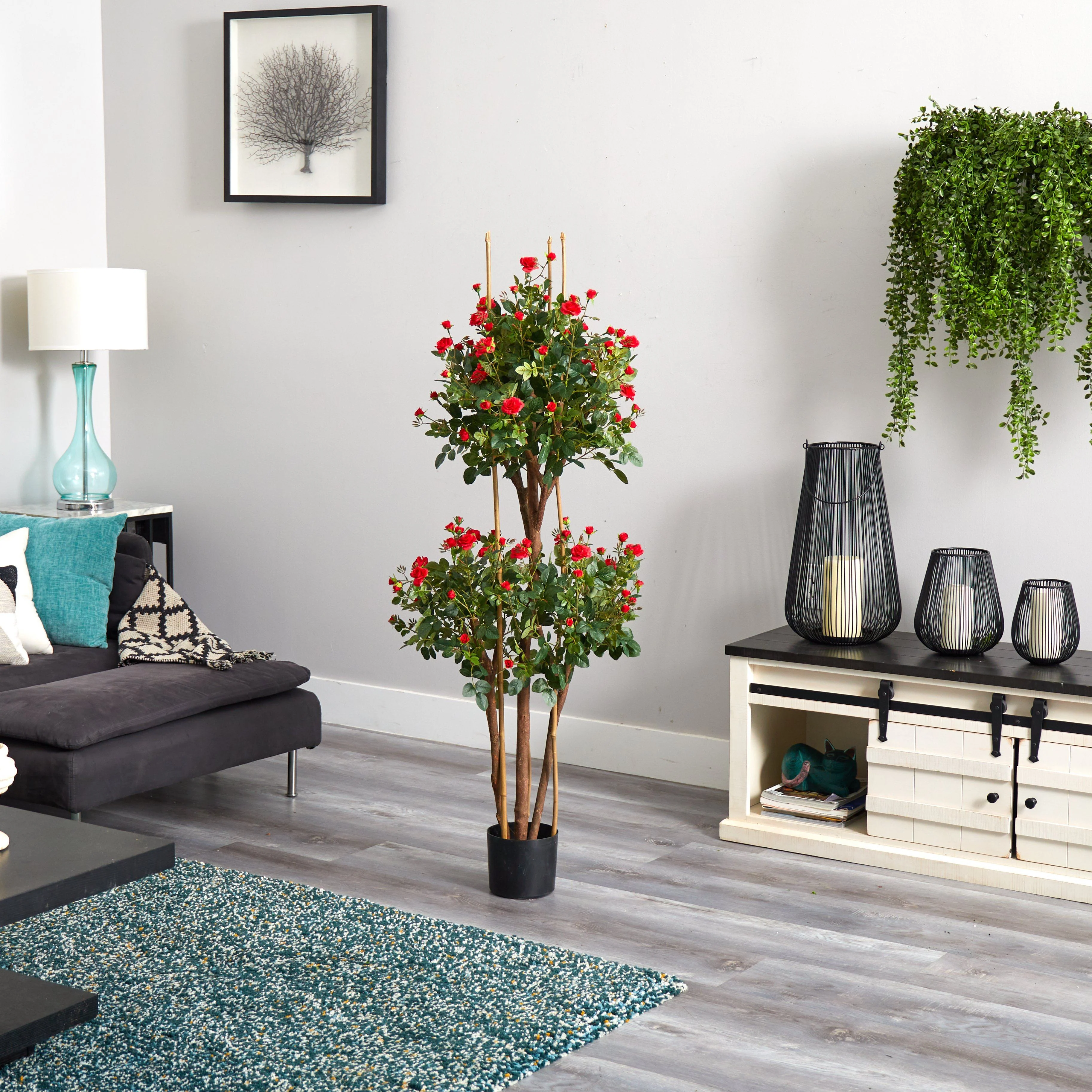5' Mini Rose Silk Tree - Image 6