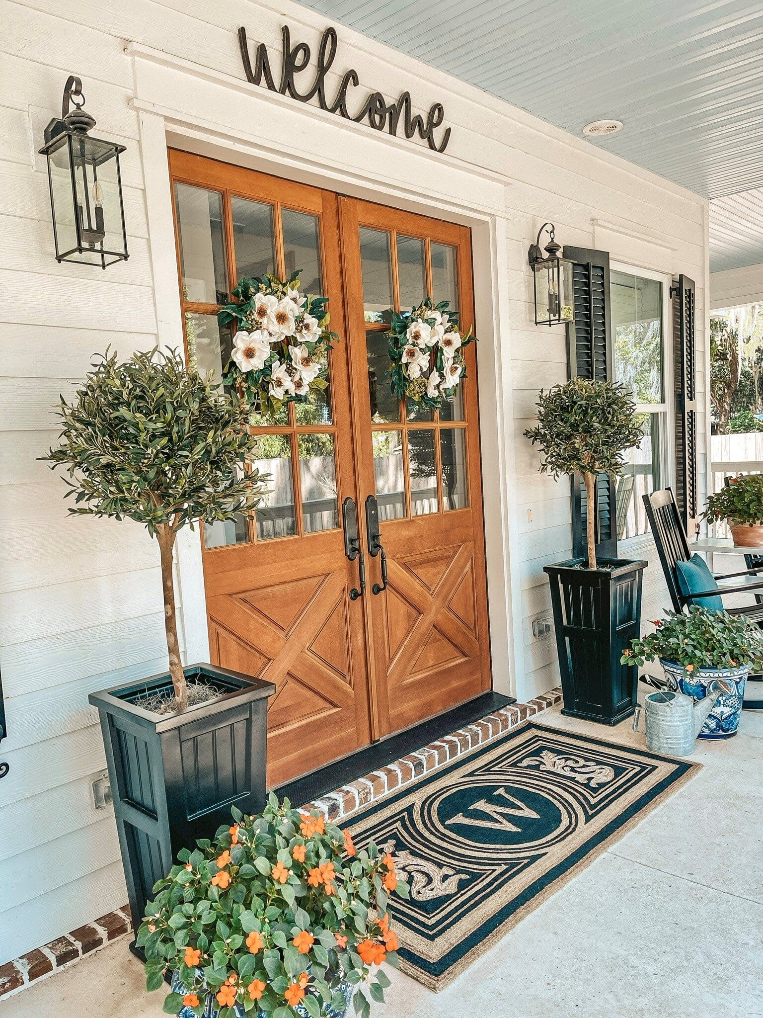 5’ Olive Topiary Artificial Tree - Image 3