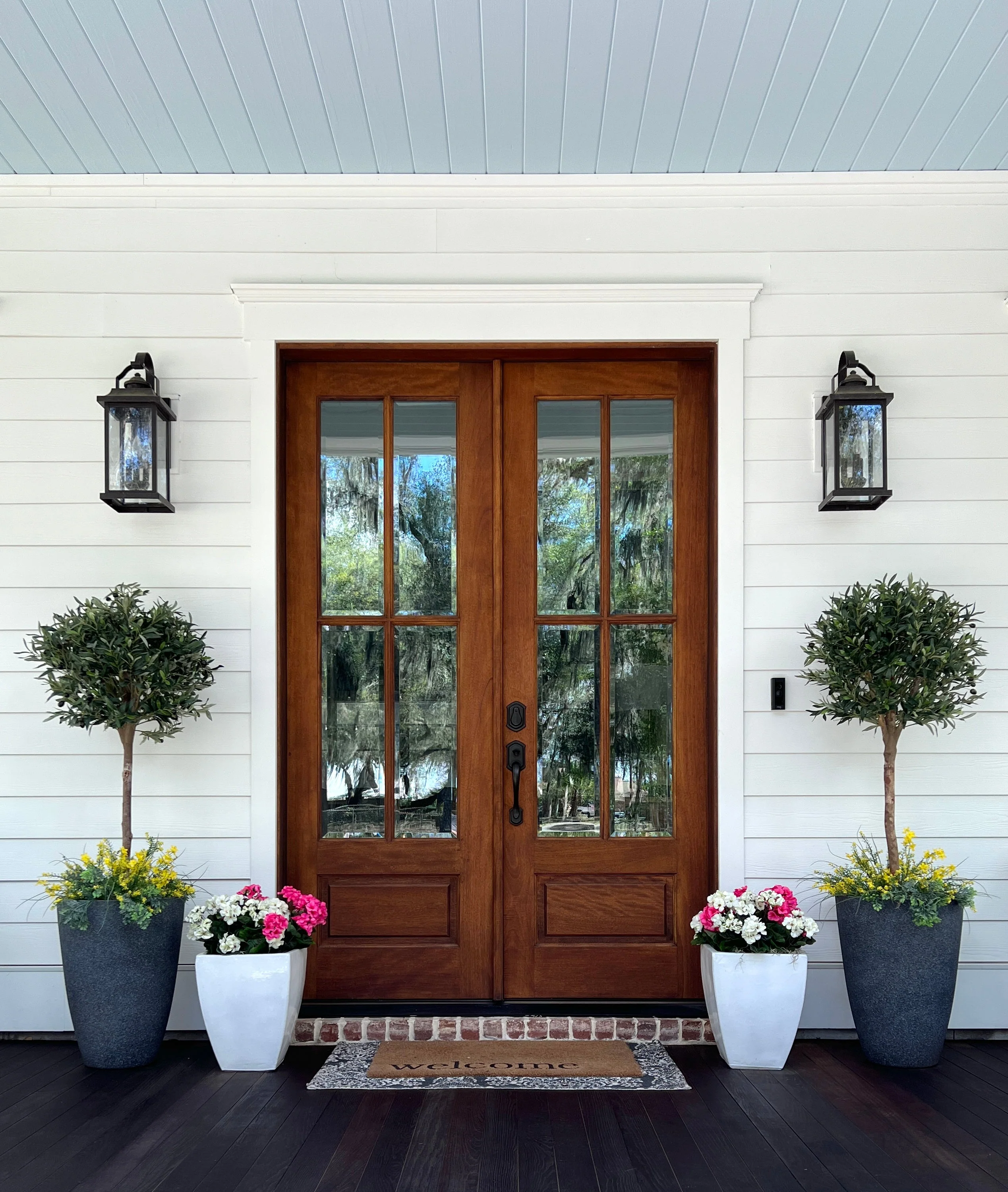 5’ Olive Topiary Artificial Tree - Image 4