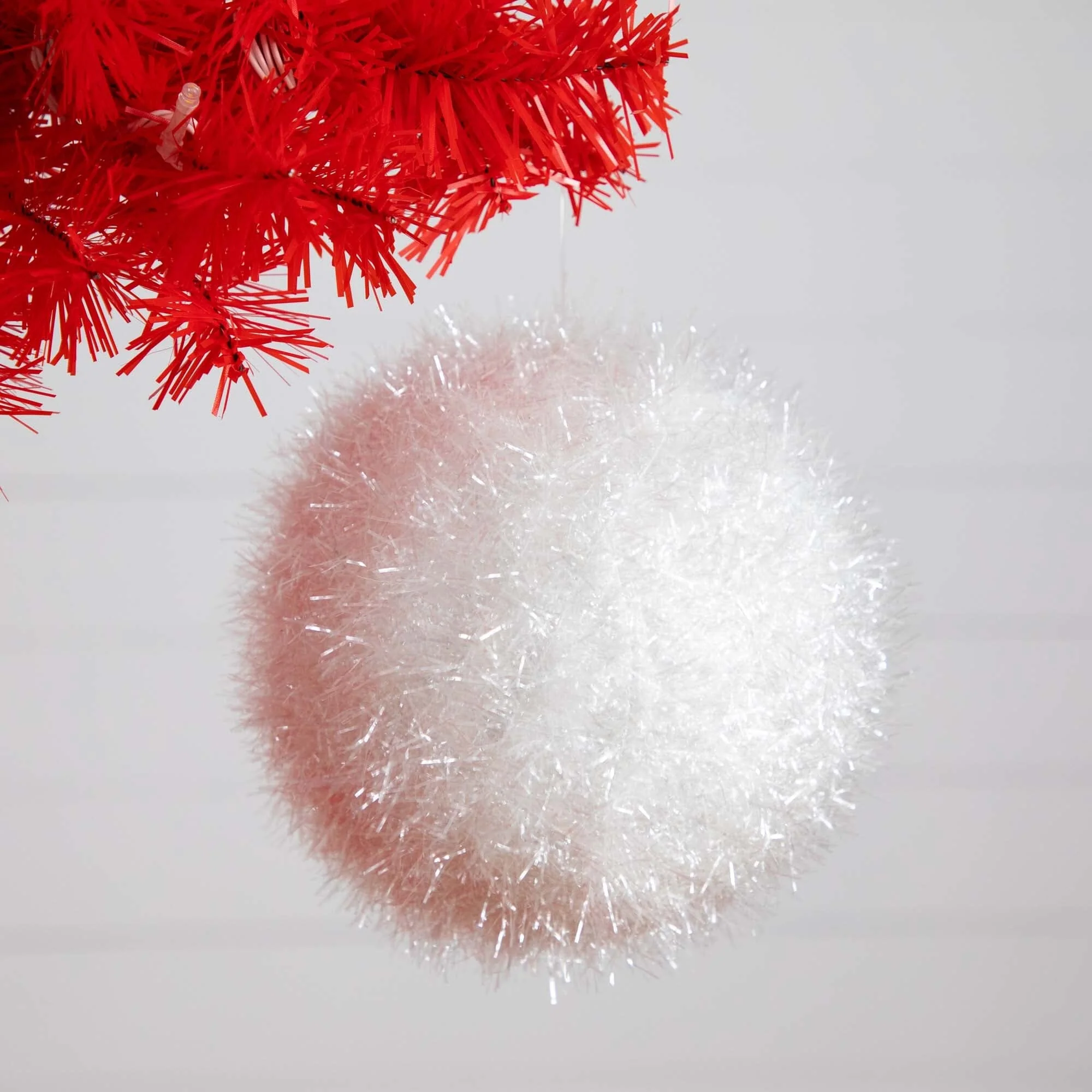 5’ Pre-Lit Artificial Holiday Red Santa’s Hat Christmas Tree with 300 LEDs & 720 Tips - Image 5