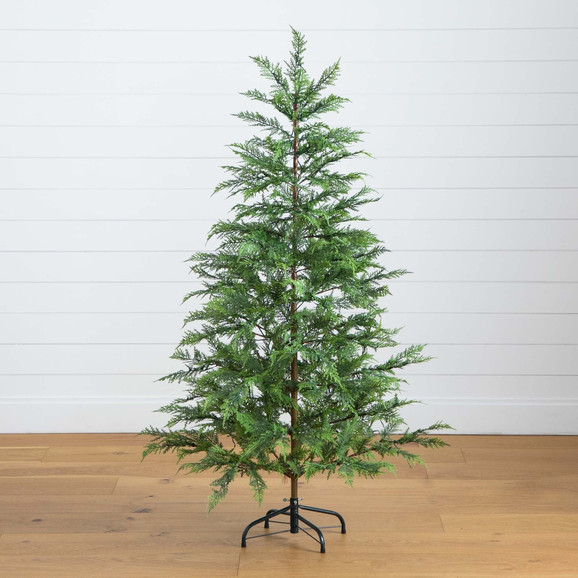 5’ Pre-Lit Artificial Park City Pine Christmas Tree with 200 Multicolored LED Dewdrop Lights - Image 4