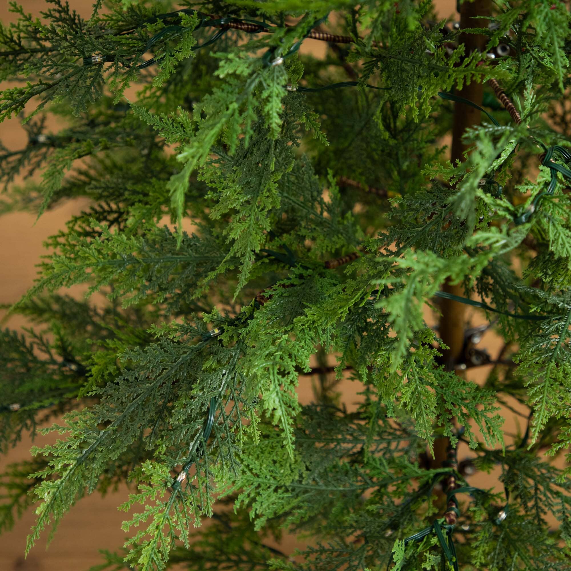 5’ Pre-Lit Artificial Park City Pine Christmas Tree with 200 Multicolored LED Dewdrop Lights - Image 5