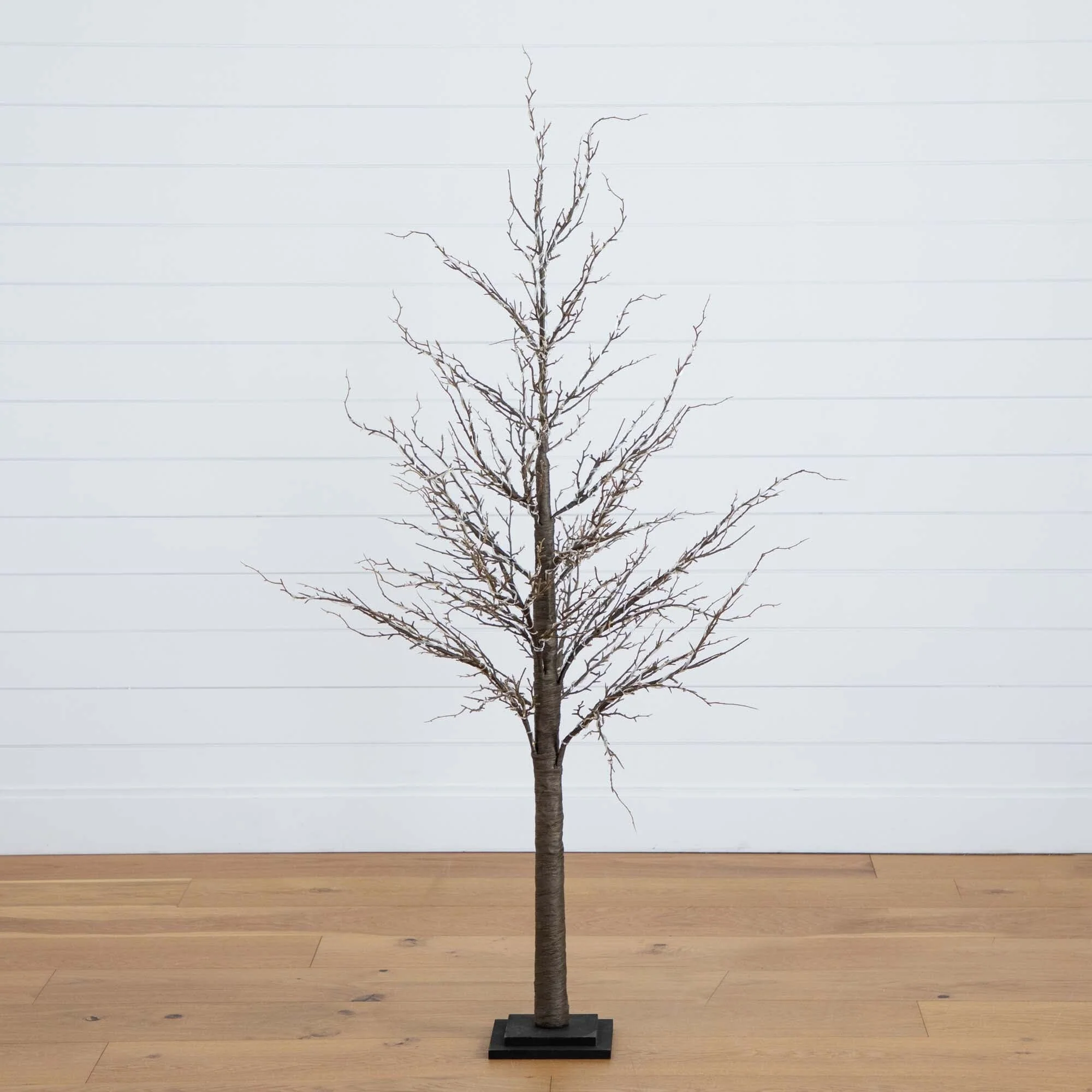 5’ Pre-Lit Artificial Twig Tree with 360 Warm White LED Lights - Image 6