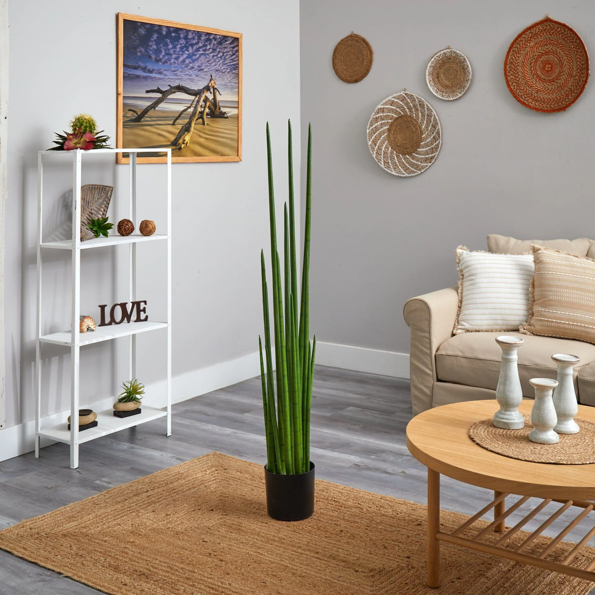 5’ Sansevieria Snake Artificial Plant - Image 4