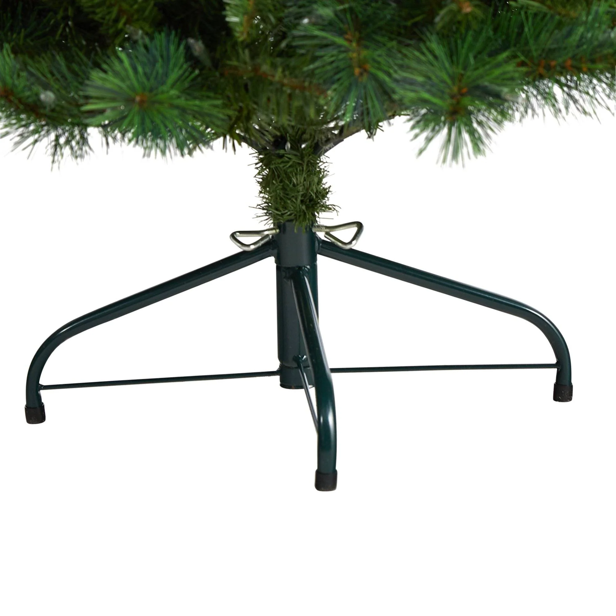 5’ Slim West Virginia Mountain Pine Christmas Tree with 200 Clear Lights and 467 Bendable Branches - Image 6