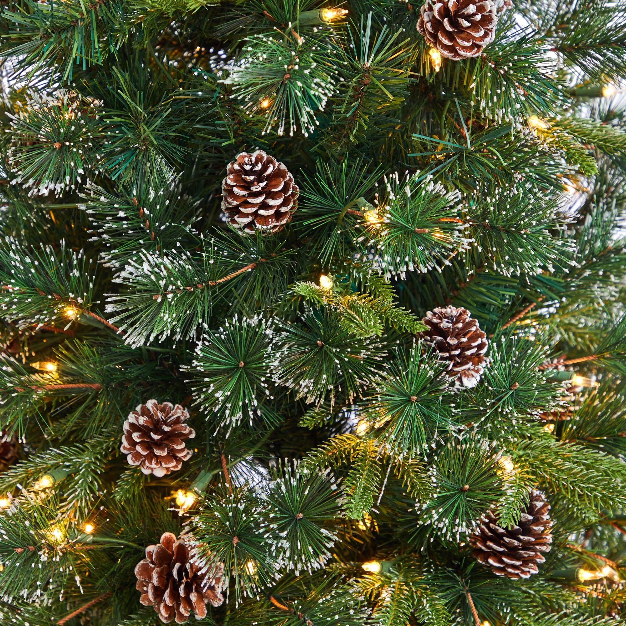 5’ Snowed Tipped Clermont Pine Artificial Christmas Tree - Image 4