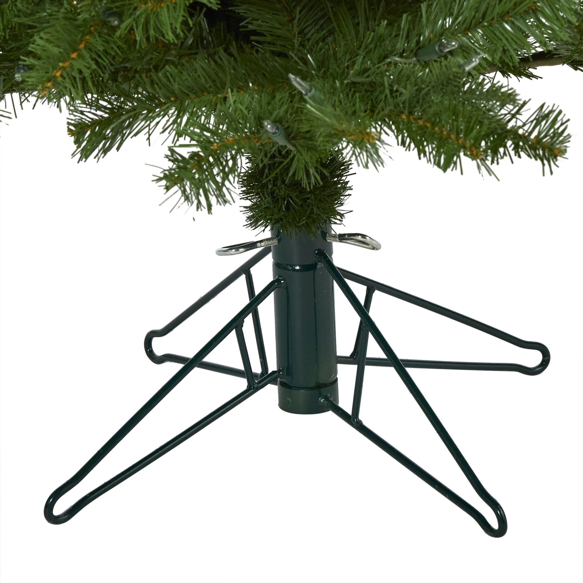 5' Vancouver Spruce Artificial Christmas Tree with 200 Warm White Lights and 461 Bendable Branches - Image 4