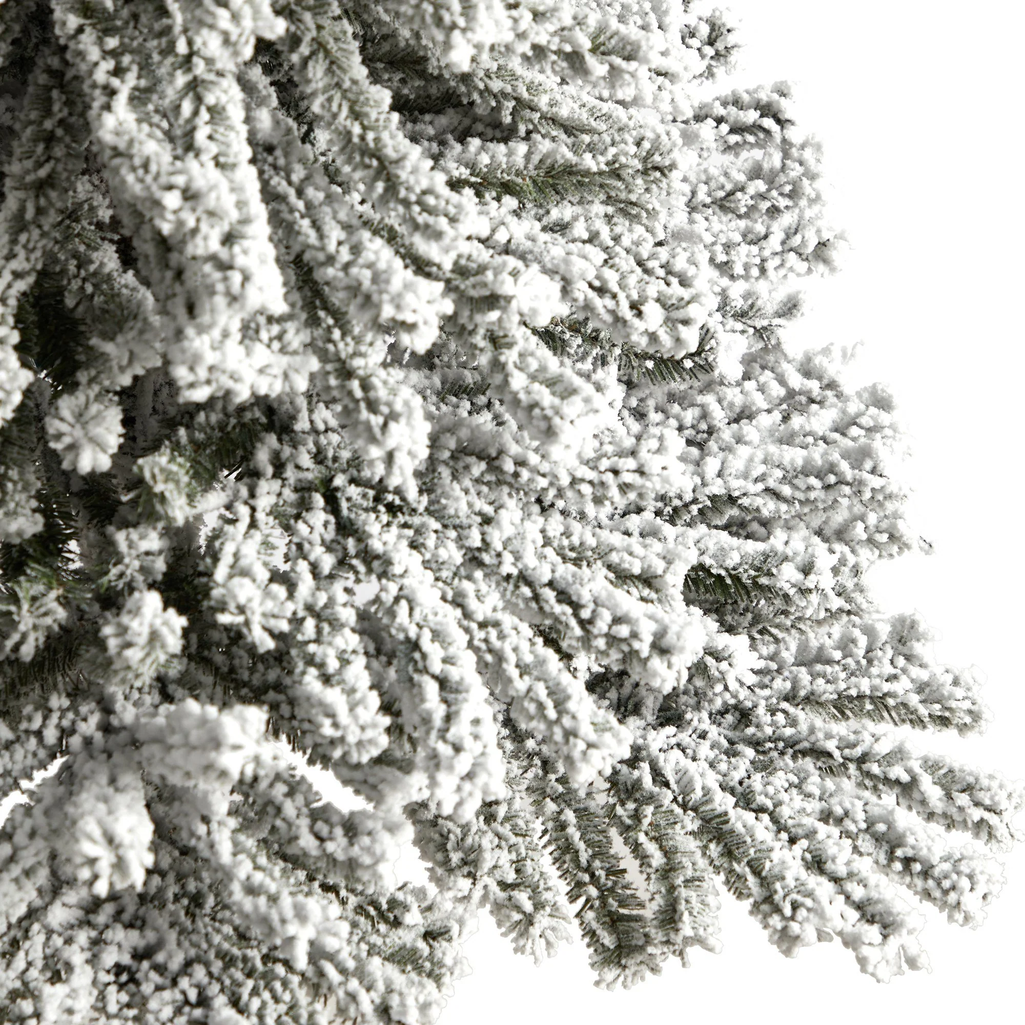 5' Winter Flocked Leaning Christmas Tree Pre-Lit - Image 5