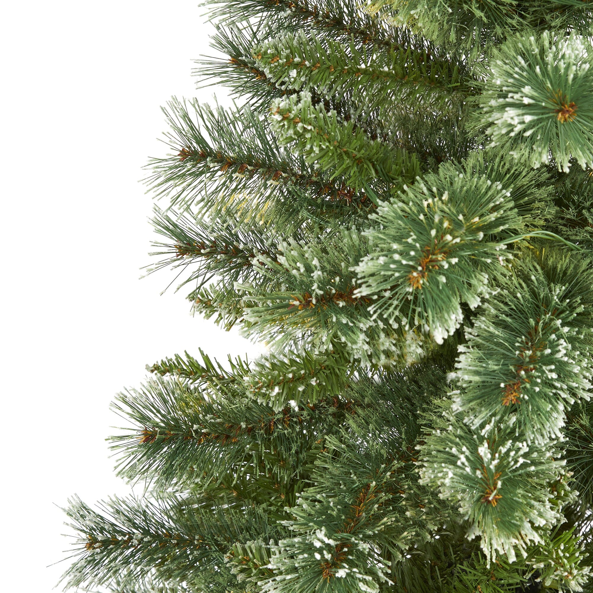 5’ Wisconsin Slim Snow Tip Pine Artificial Christmas Tree with 298 Bendable Branches - Image 3