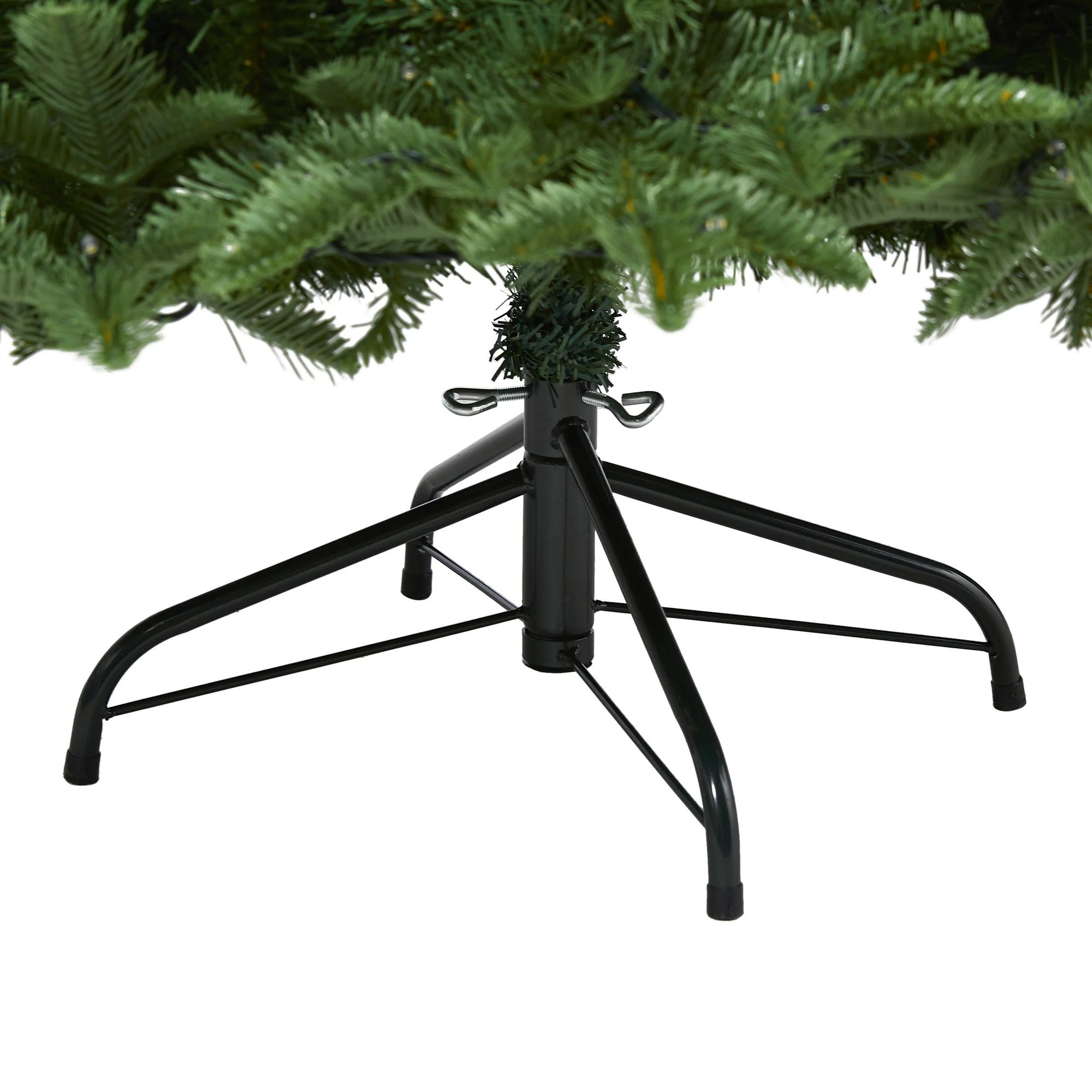 5’ Wyoming Fir Artificial Christmas Tree with 250 Clear LED Lights and 630 Bendable Branches - Image 4