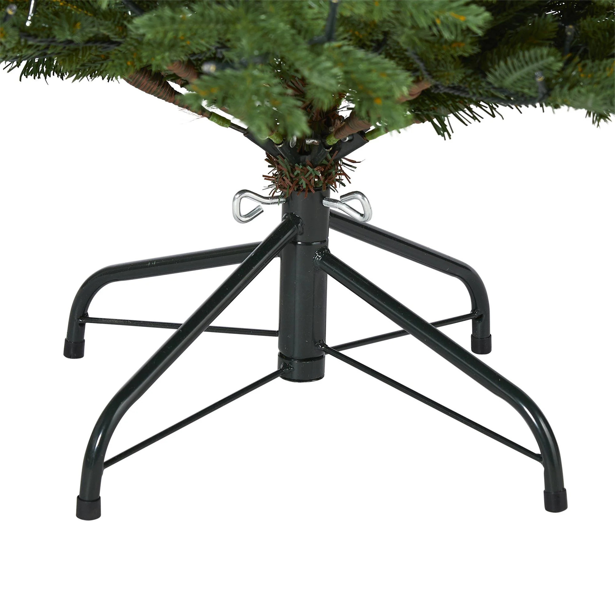 5’ Wyoming Spruce Artificial Christmas Tree with 300 Clear LED Lights and 773 Bendable Branches - Image 4