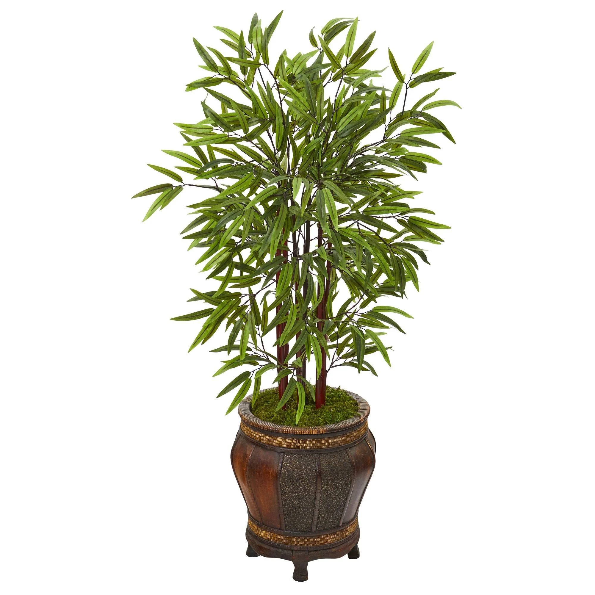 50” Bamboo Artificial Tree in Decorative Planter