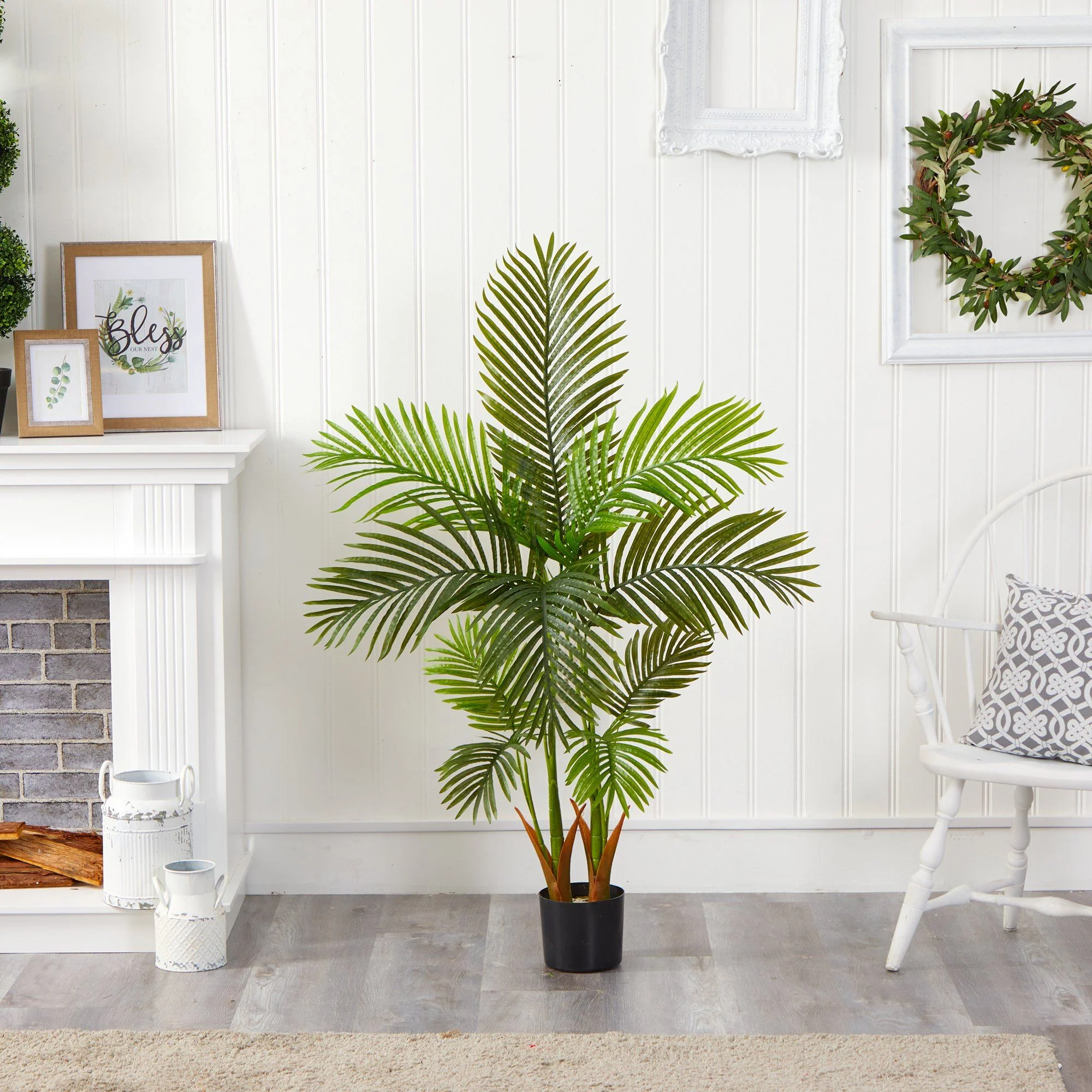 54” Areca Palm Artificial Tree - Image 4