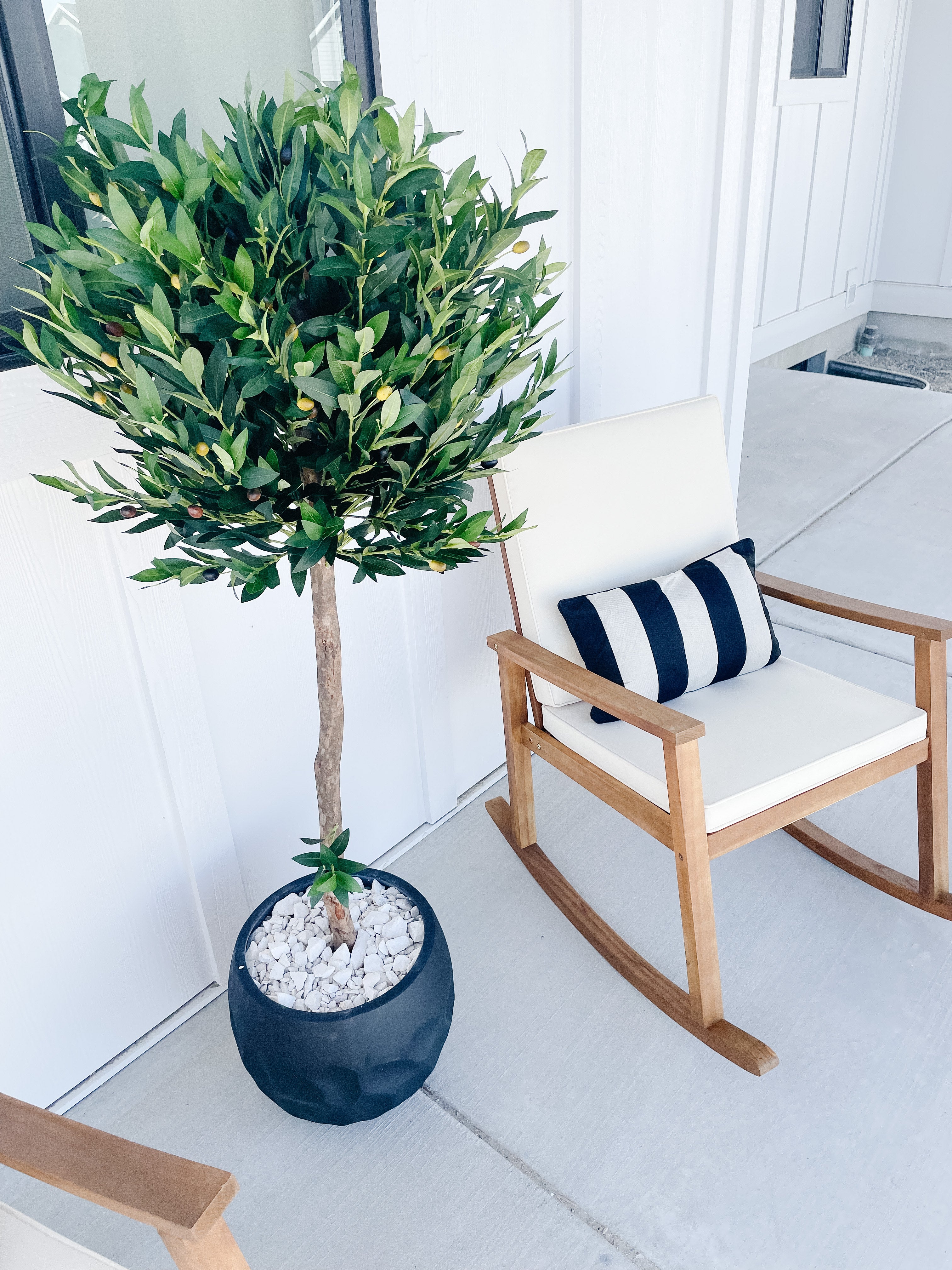 58” Olive Topiary Artificial Tree UV Resistant (Indoor/Outdoor) - Image 4