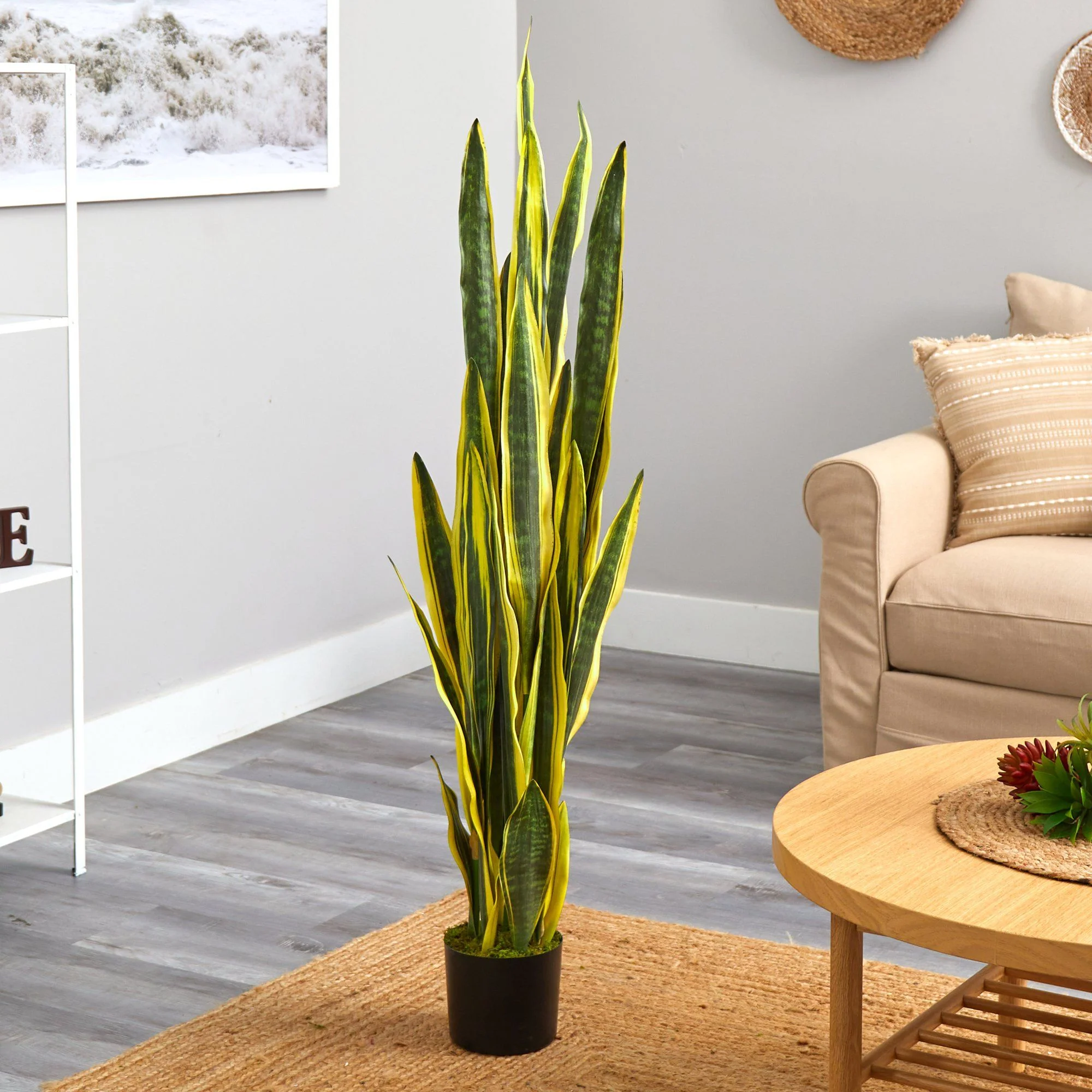 58” Sansevieria Artificial Plant - Image 3