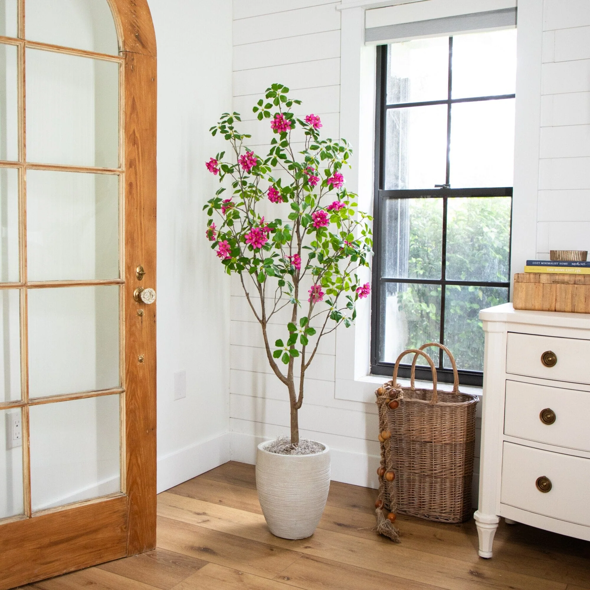 5' Artificial Dogwood Tree with Real Touch Leaves - Image 3