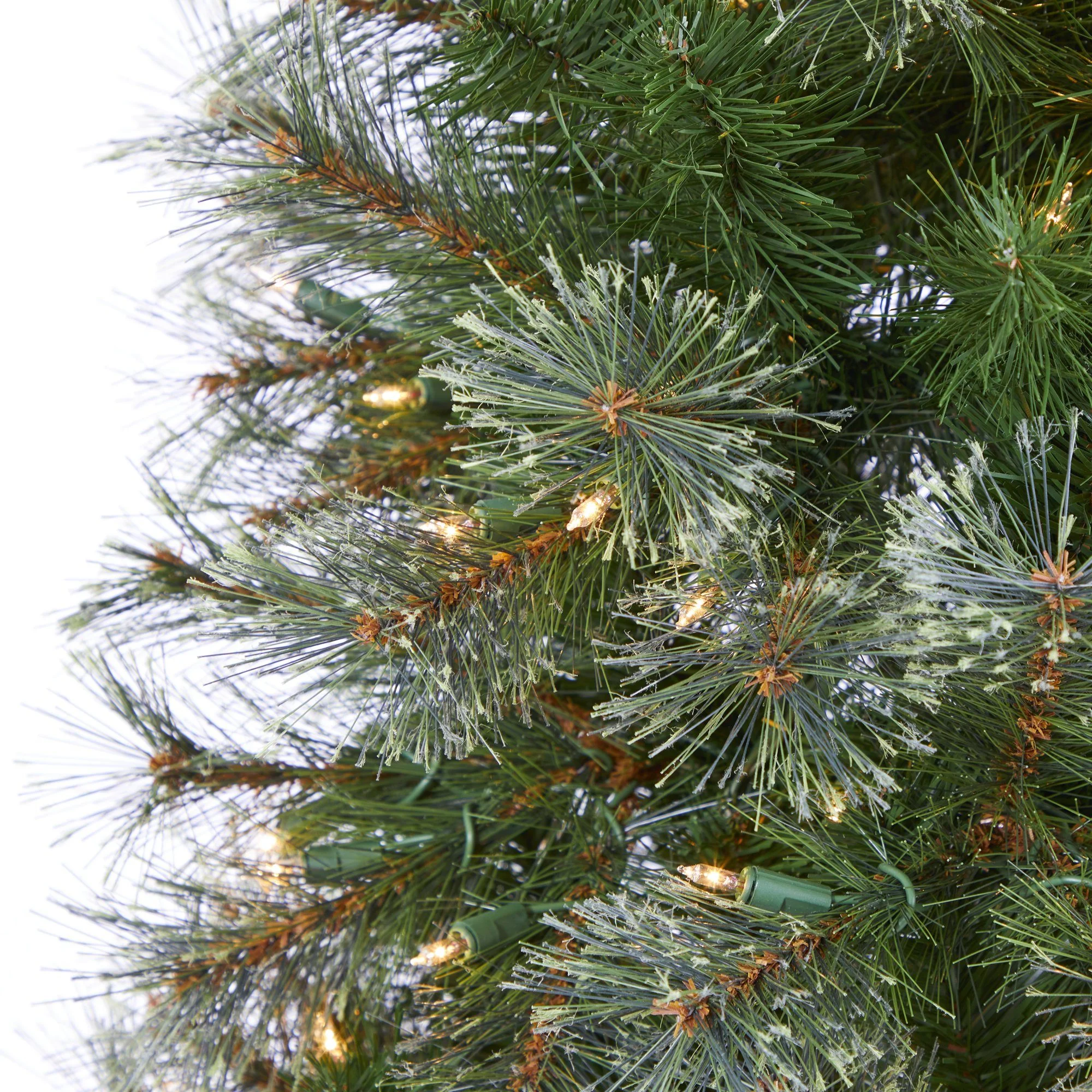6.5' Cashmere Slim Artificial Christmas Tree with 350 Warm White Lights and 660 Bendable Branches - Image 4