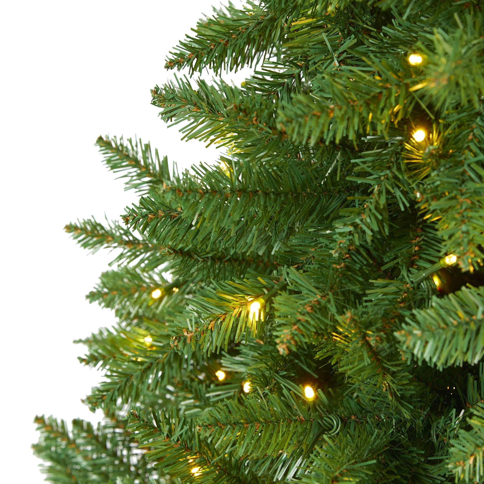 6.5’ Green Valley Fir Artificial Christmas Tree with 350 Clear LED Lights 1125 Bendable Branches - Image 3
