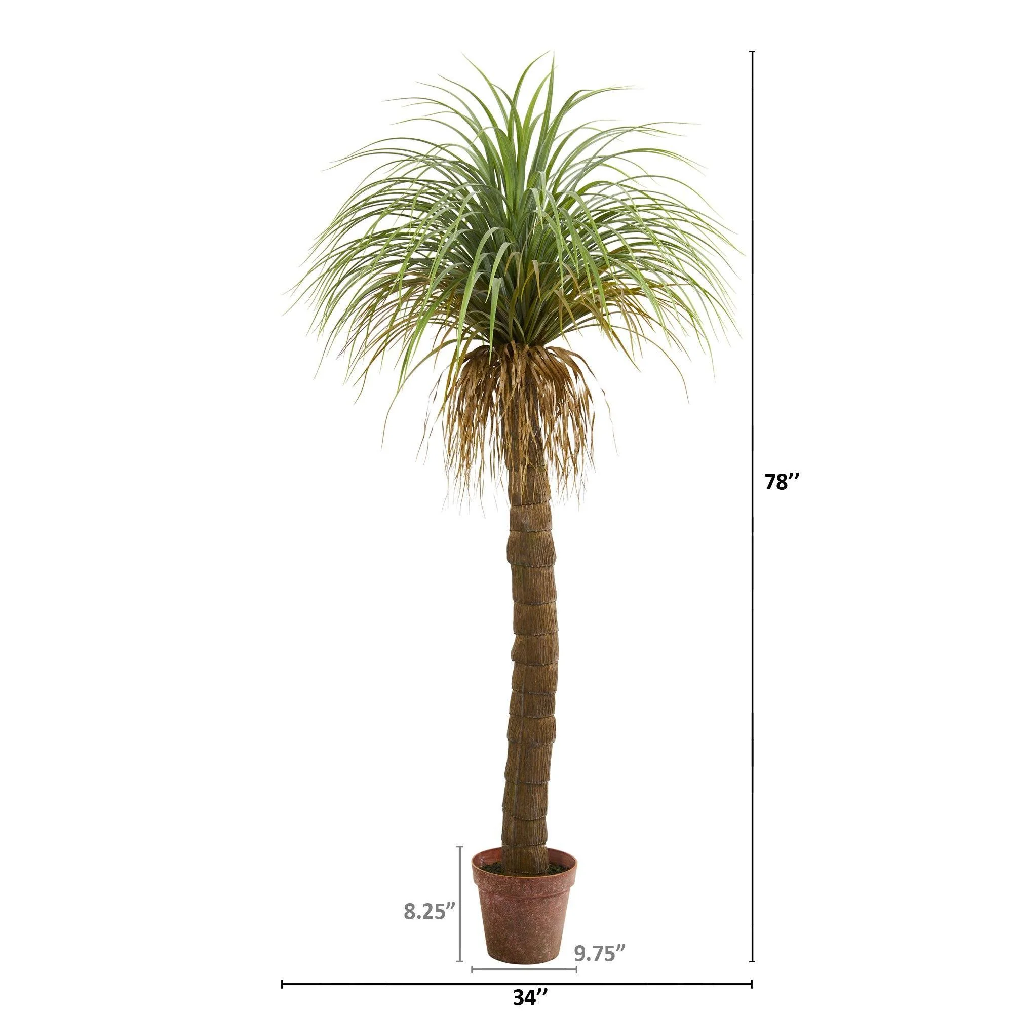 6.5’ Molina Artificial Plant - Image 2