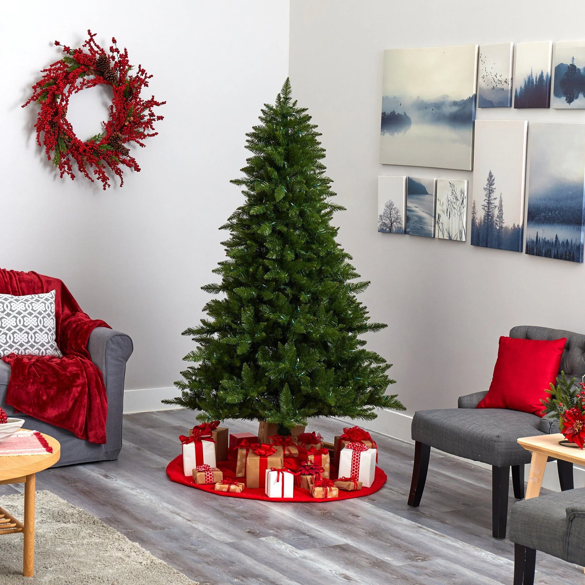 6.5' Vermont Spruce Artificial Christmas Tree - Image 6