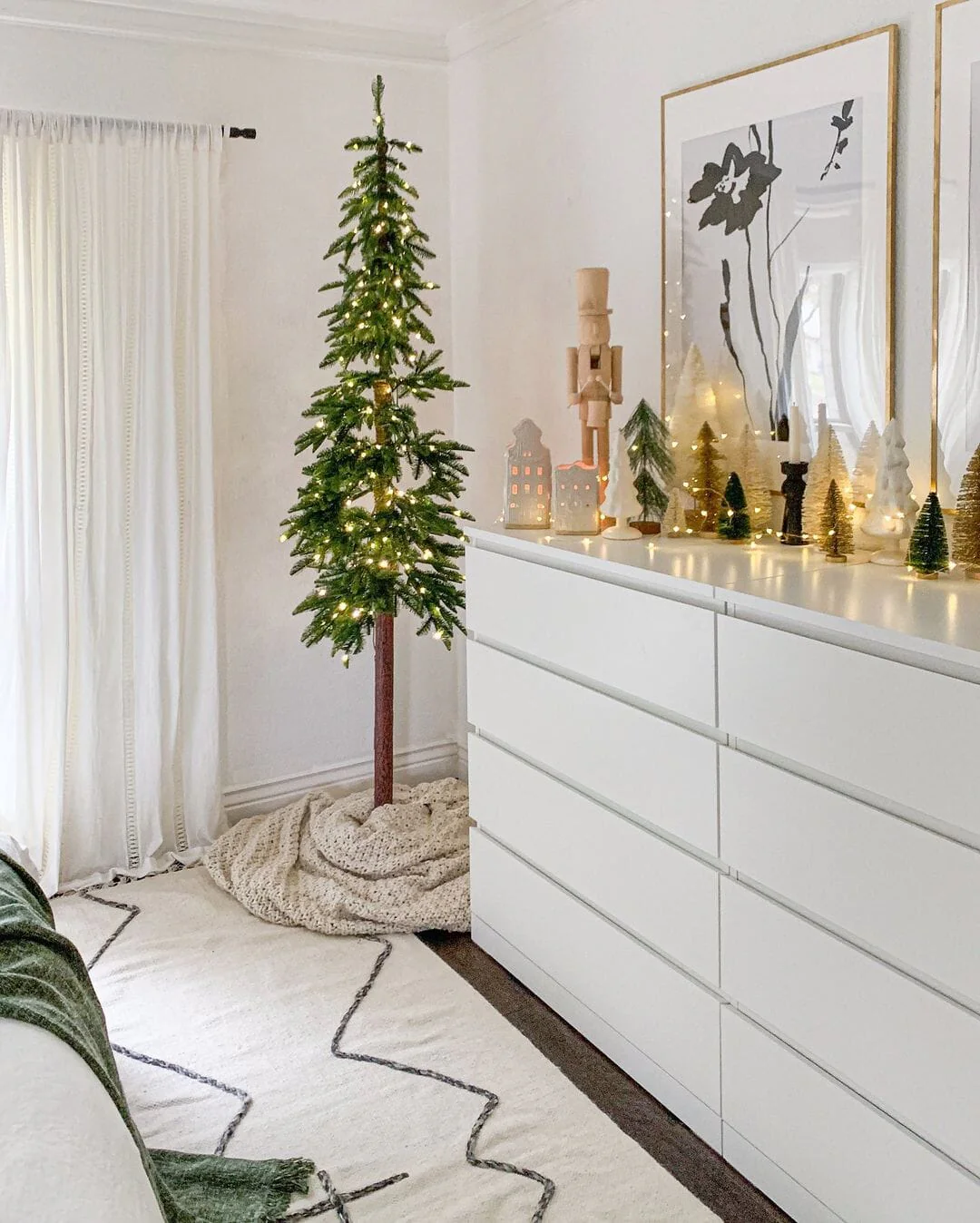 6’ Alaskan Alpine Artificial Christmas Tree with 100 Clear Microdot (Multifunction) LED Lights and 112 Bendable Branches - Image 2