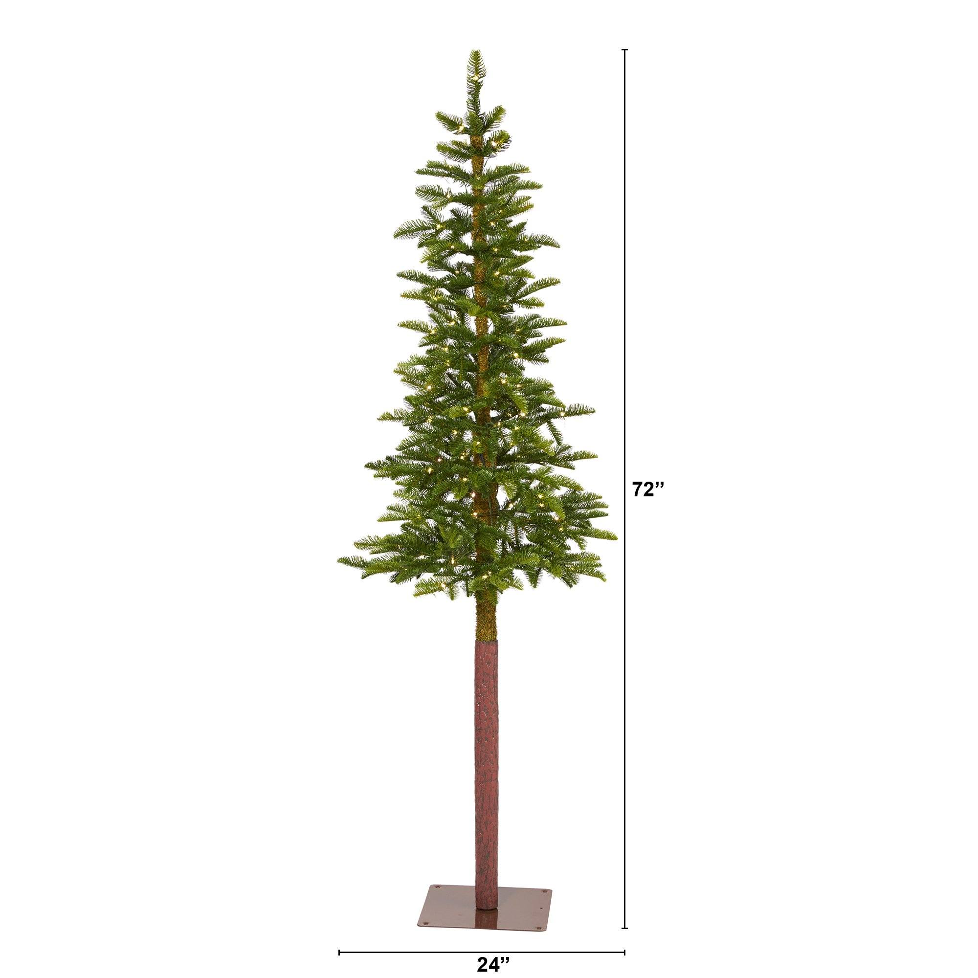 6’ Alaskan Alpine Artificial Christmas Tree with 100 Clear Microdot (Multifunction) LED Lights and 112 Bendable Branches - Image 3
