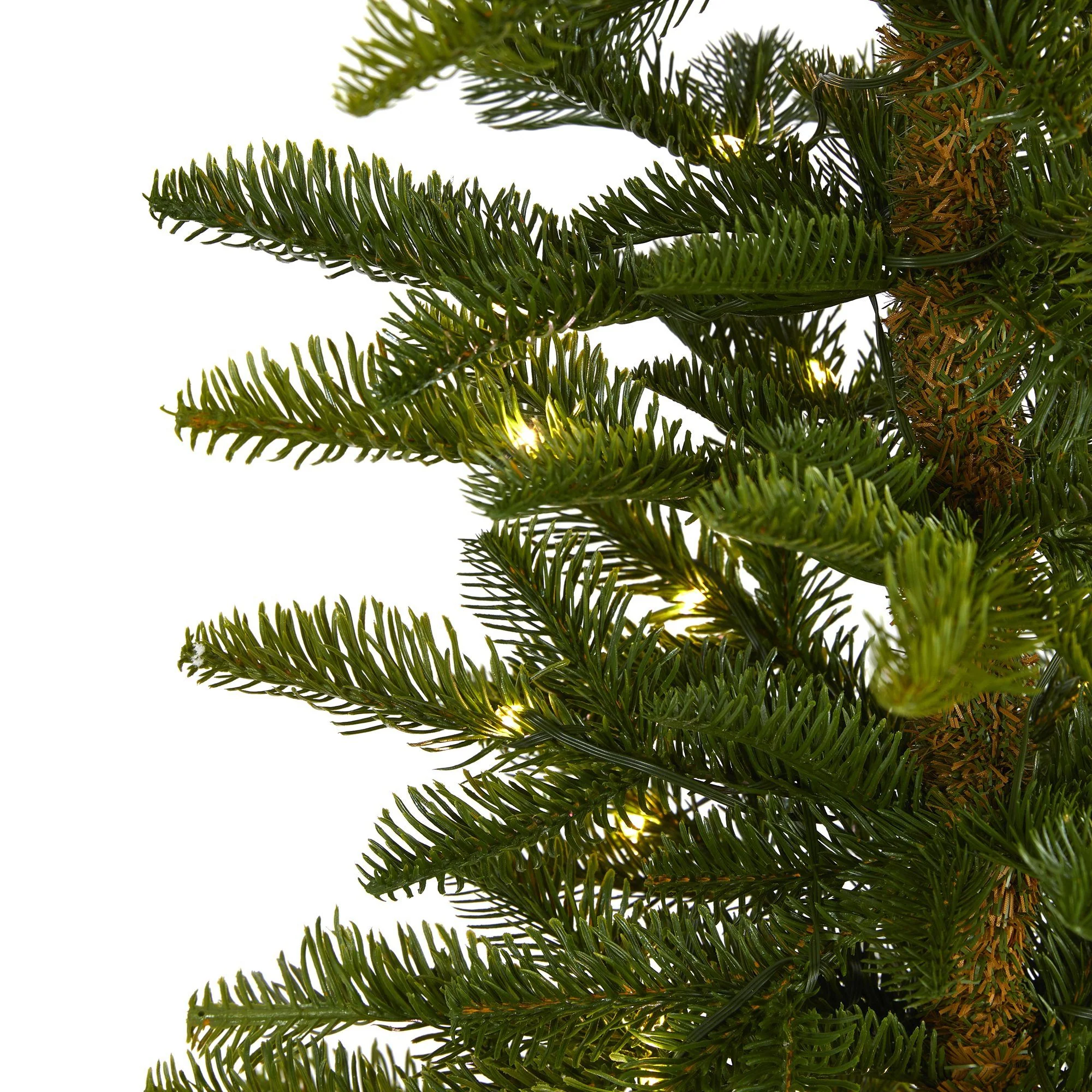 6’ Alaskan Alpine Artificial Christmas Tree with 100 Clear Microdot (Multifunction) LED Lights and 112 Bendable Branches - Image 4