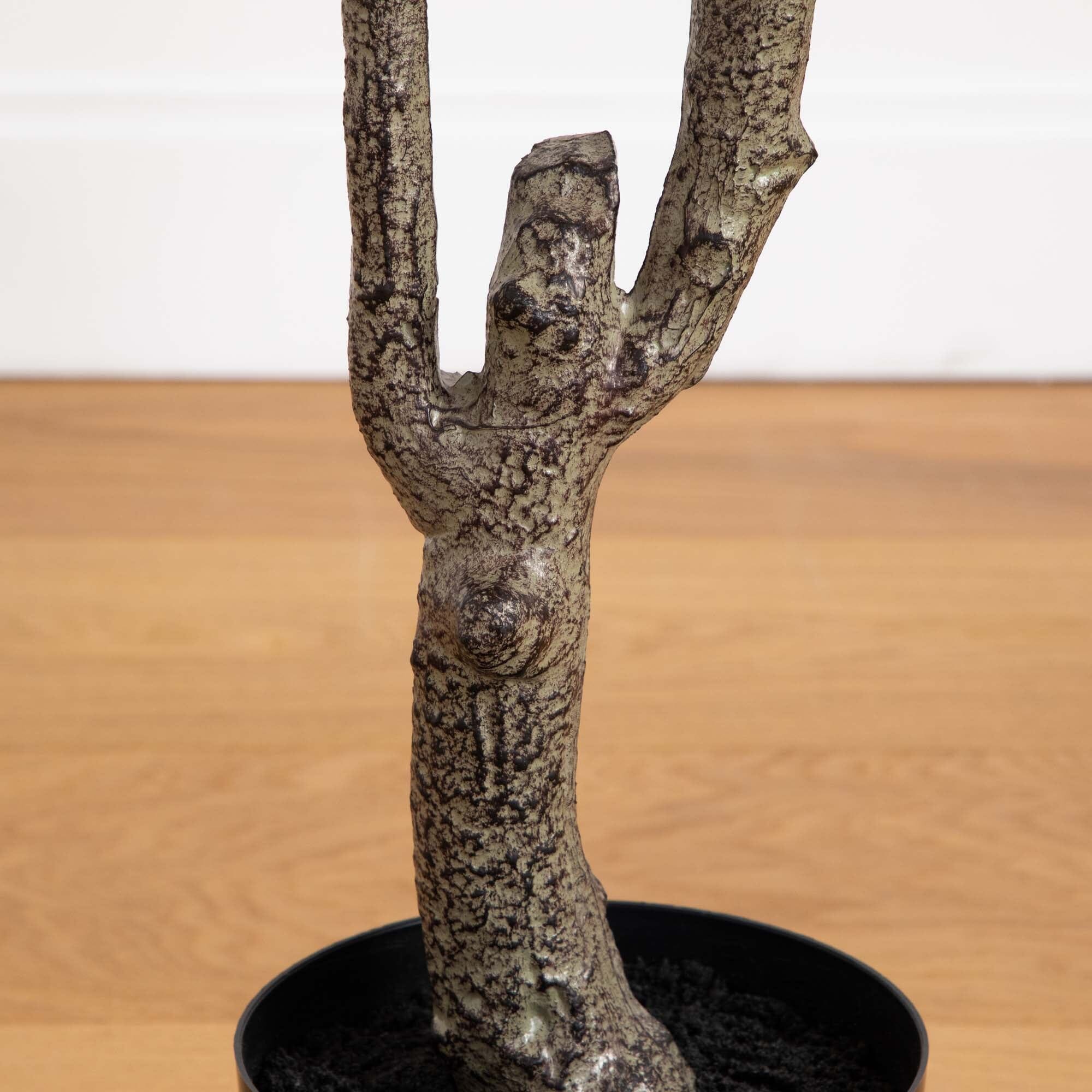 6' Artificial Autumn Oak Tree - Image 5