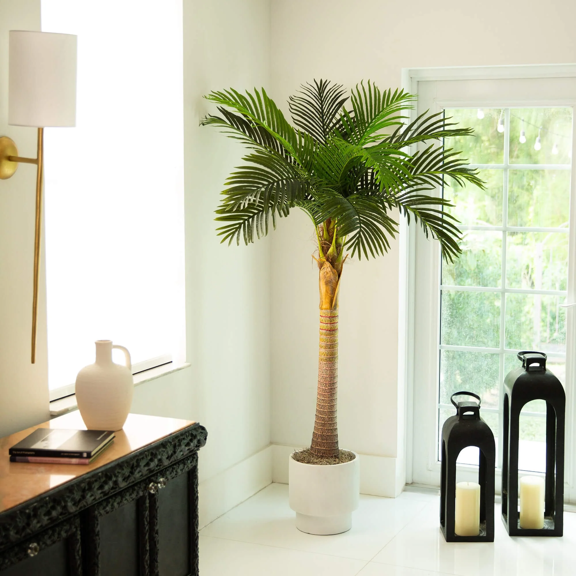 6’ Artificial Coconut Palm Tree - Image 3