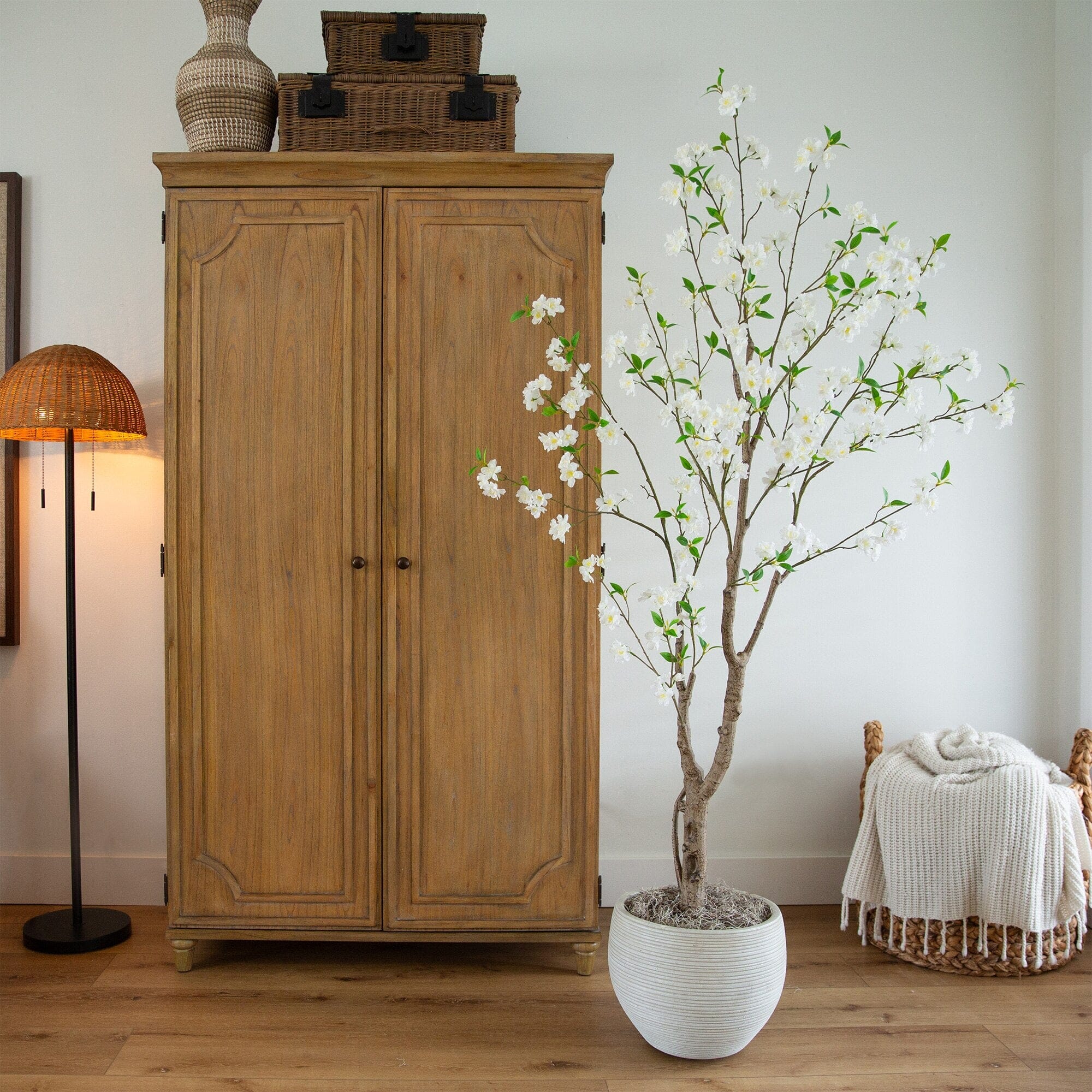 6’ Artificial Deluxe Cherry Blossom Tree - Image 3