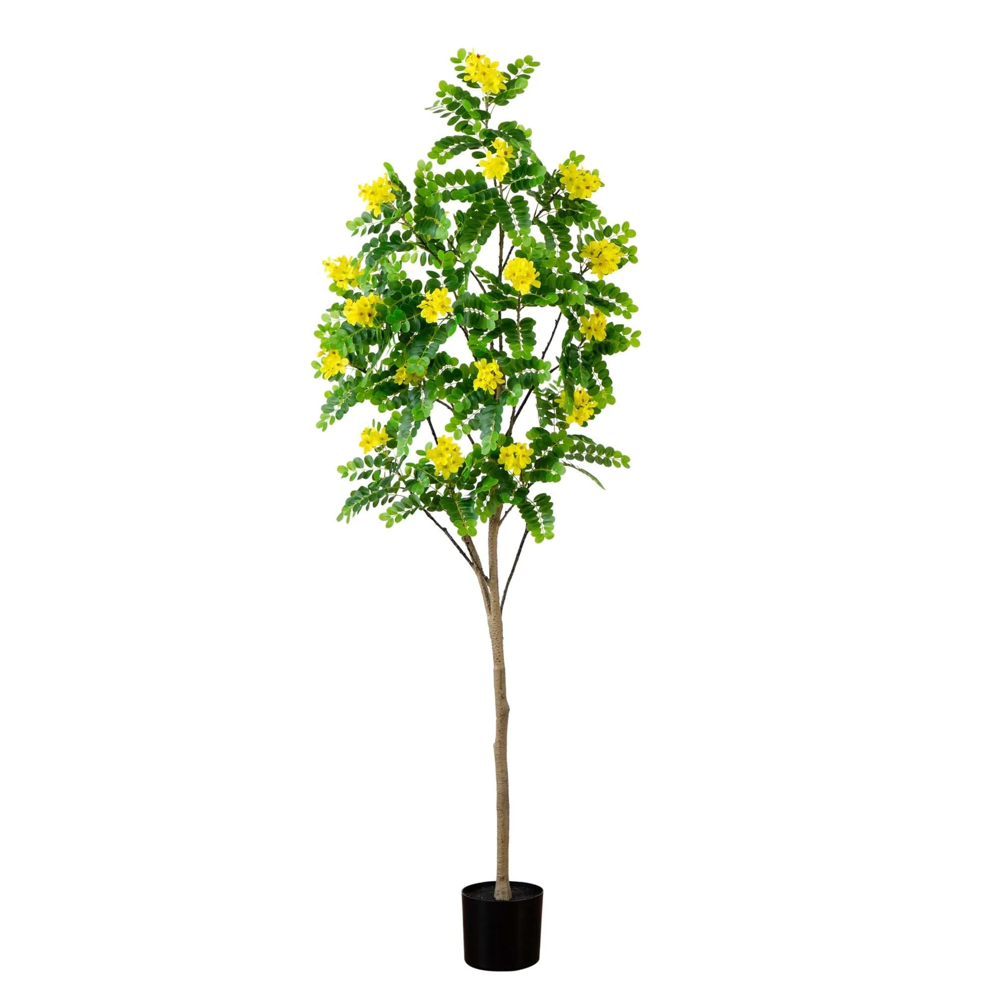 6’ Artificial Flowering Citrus Tree with Real Touch Leaves - Image 6