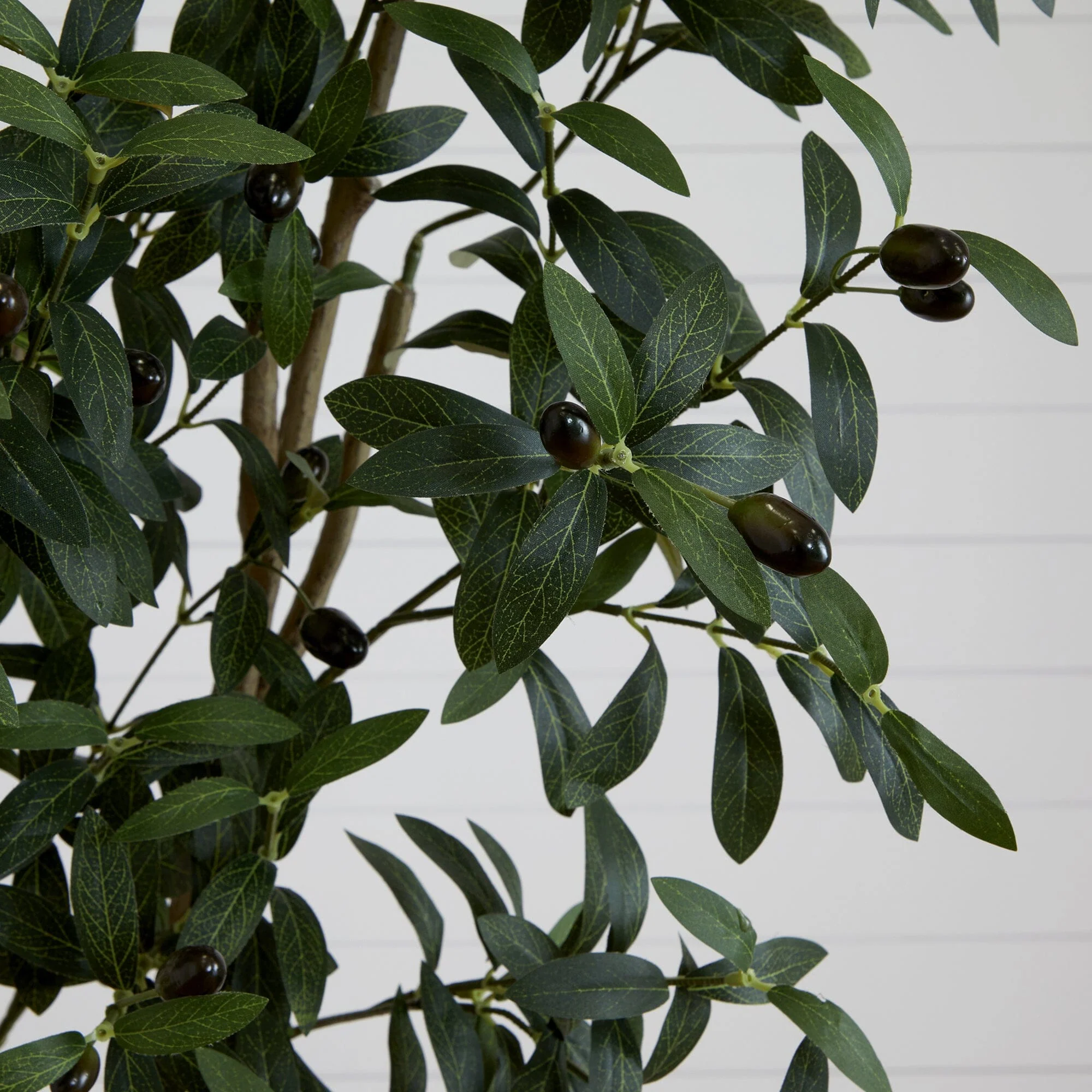 6’ Artificial Olive Tree - Image 2